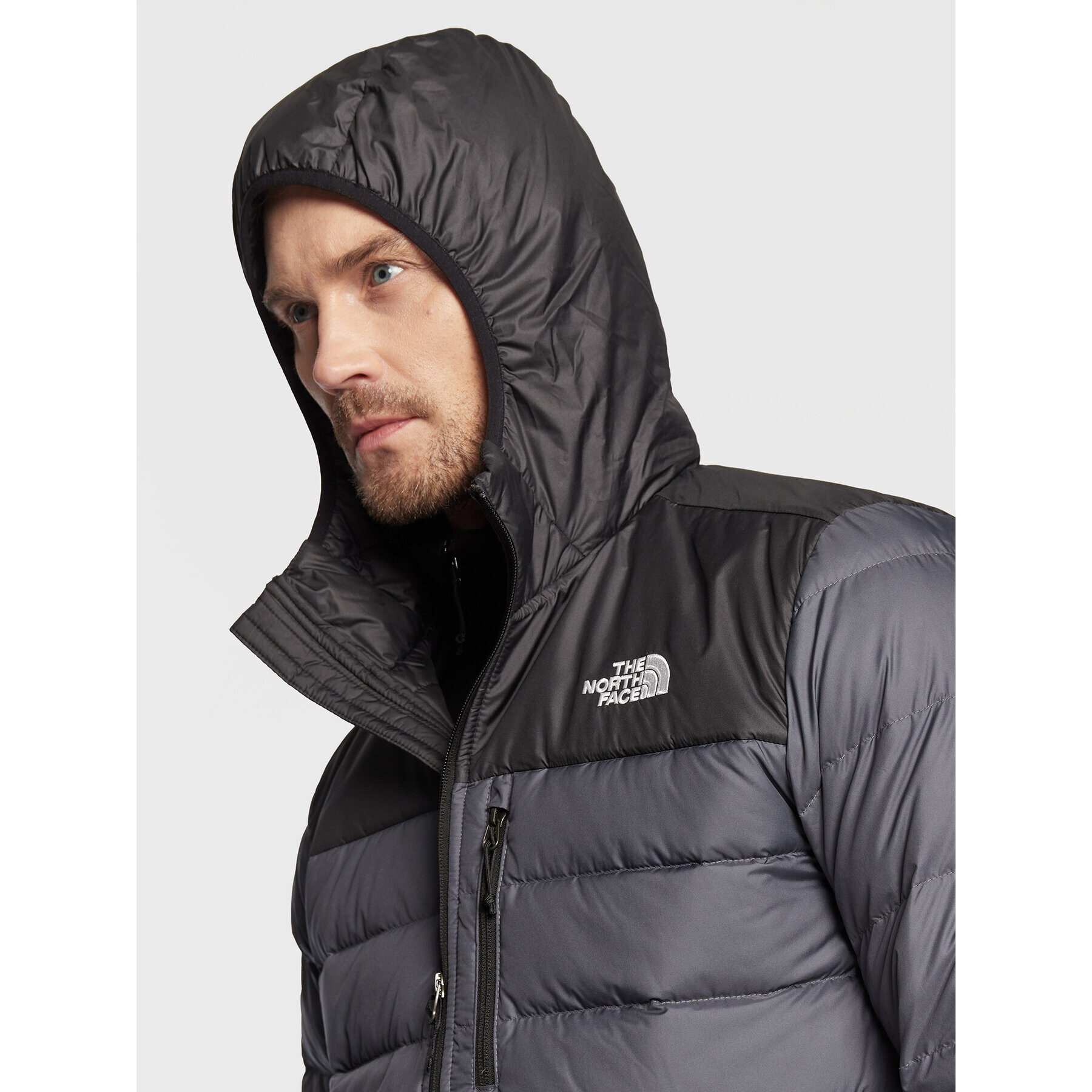 The North Face Geacă din puf Aconcagua NF0A4R26 Gri Regular Fit - Pled.ro