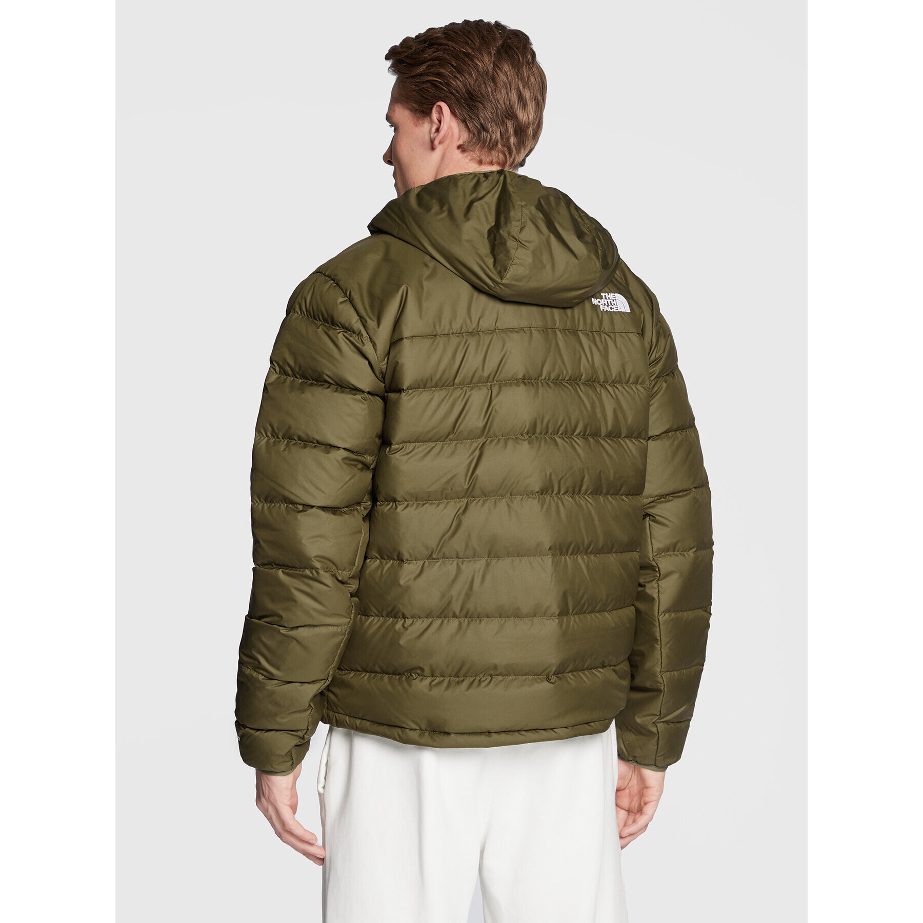 The North Face Geacă din puf Aconcagua NF0A4R26 Verde Regular Fit - Pled.ro