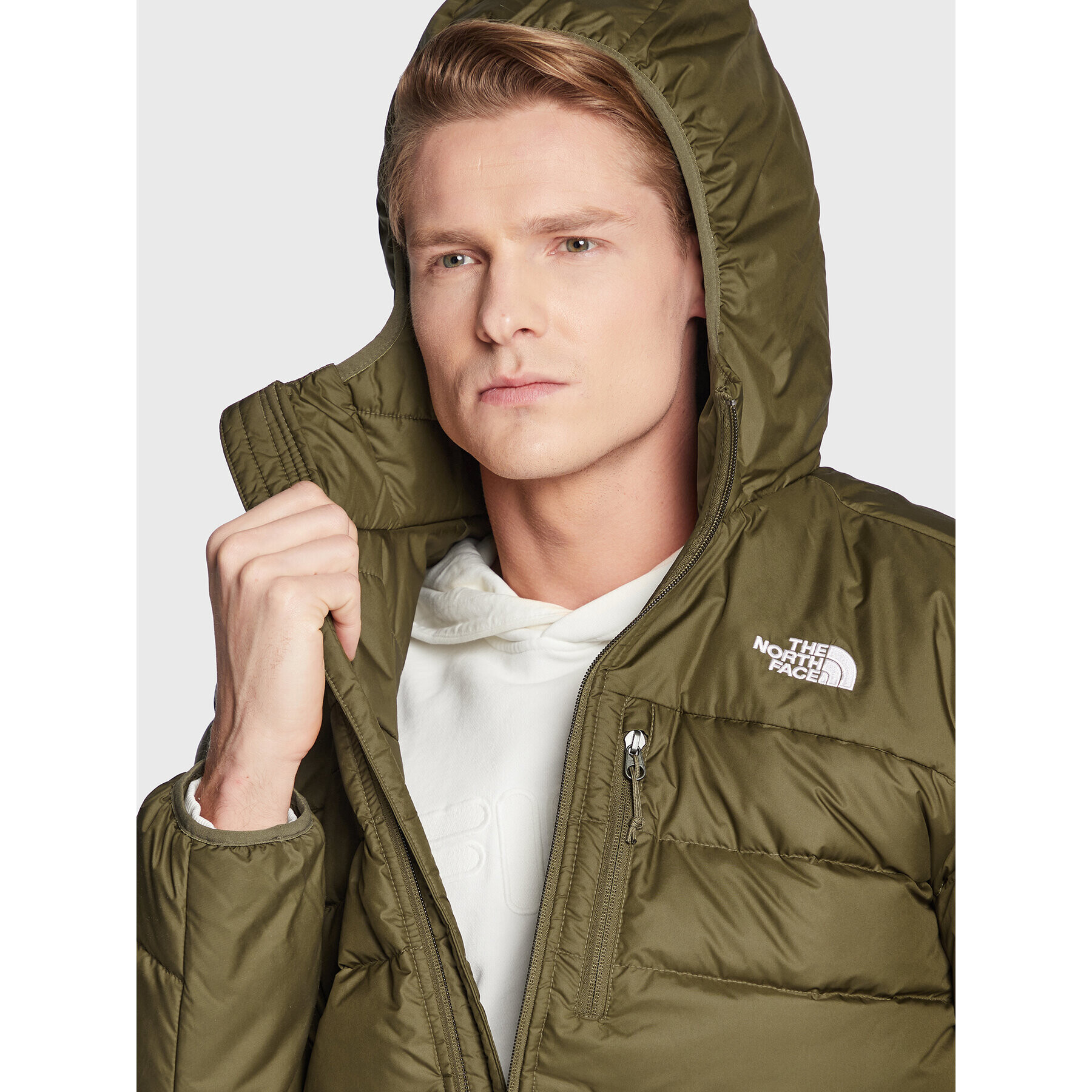 The North Face Geacă din puf Aconcagua NF0A4R26 Verde Regular Fit - Pled.ro