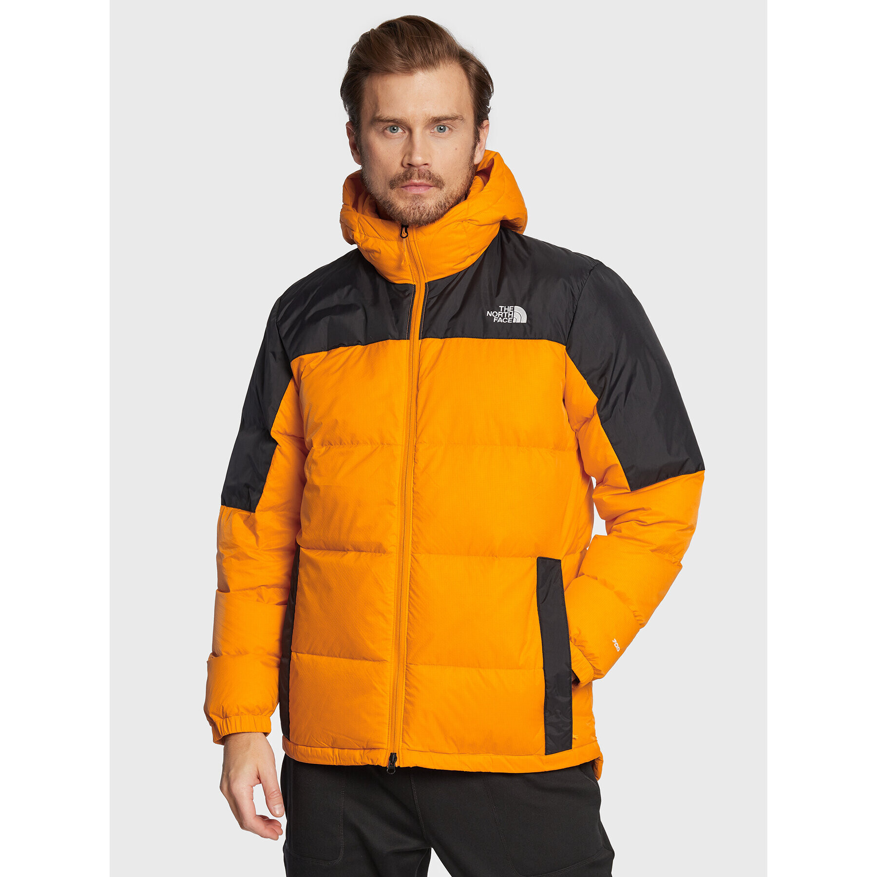 The North Face Geacă din puf Diablo NF0A4M9L Portocaliu Regular Fit - Pled.ro