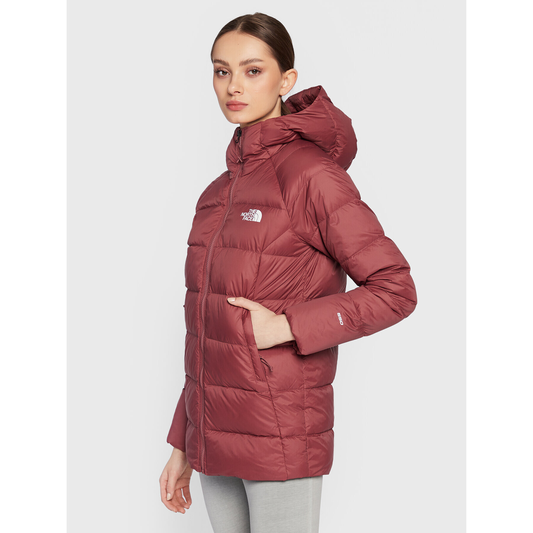 The North Face Geacă din puf Hyalite Down NF0A7Z9R Vișiniu Regular Fit - Pled.ro