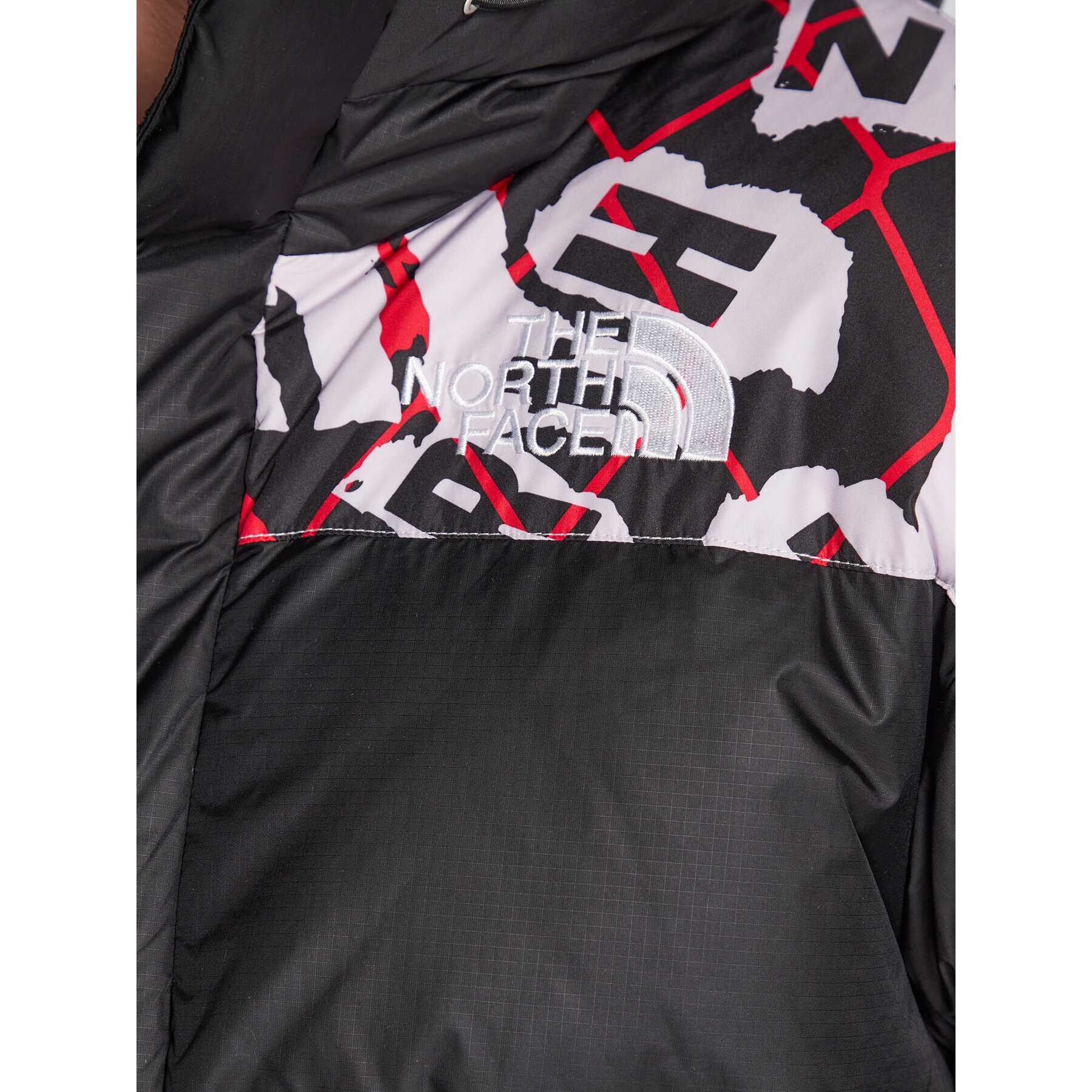 The North Face Geacă din puf Printed Hmlyn NF0A5J1J Negru Regular Fit - Pled.ro