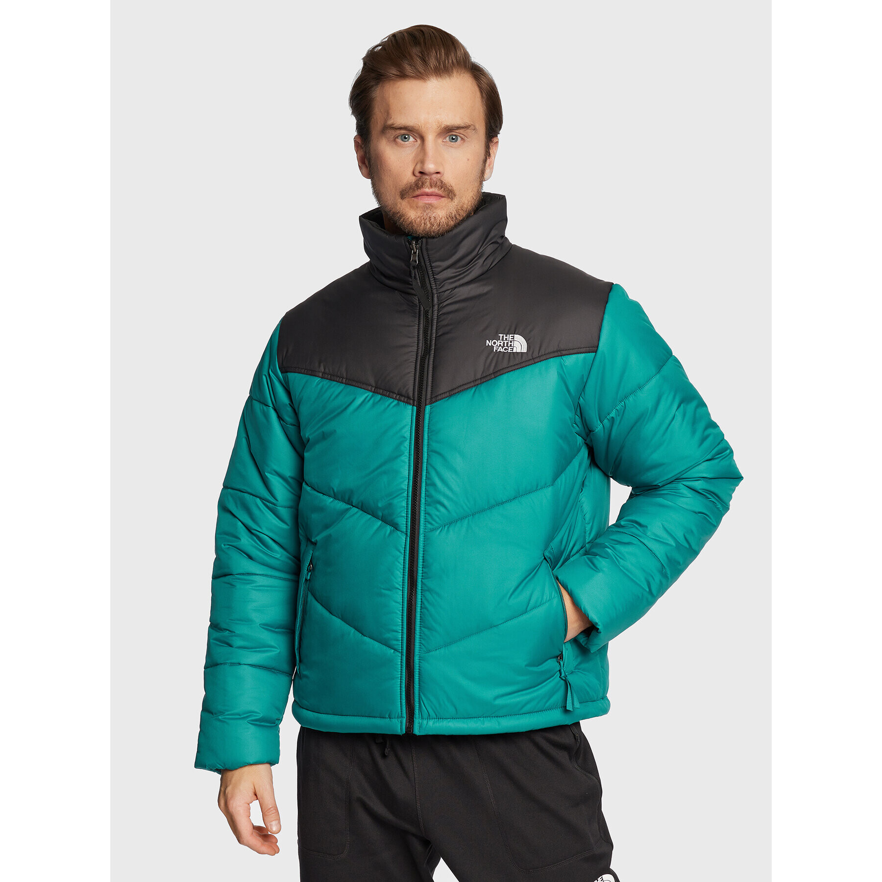 The North Face Geacă din puf Saikuru NF0A2VEZ Albastru Regular Fit - Pled.ro