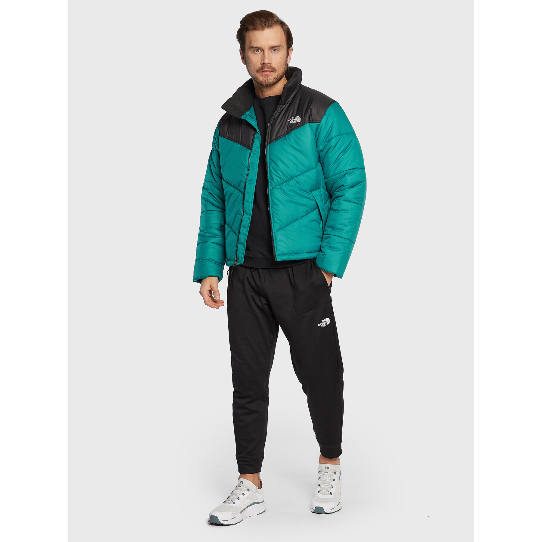 The North Face Geacă din puf Saikuru NF0A2VEZ Albastru Regular Fit - Pled.ro