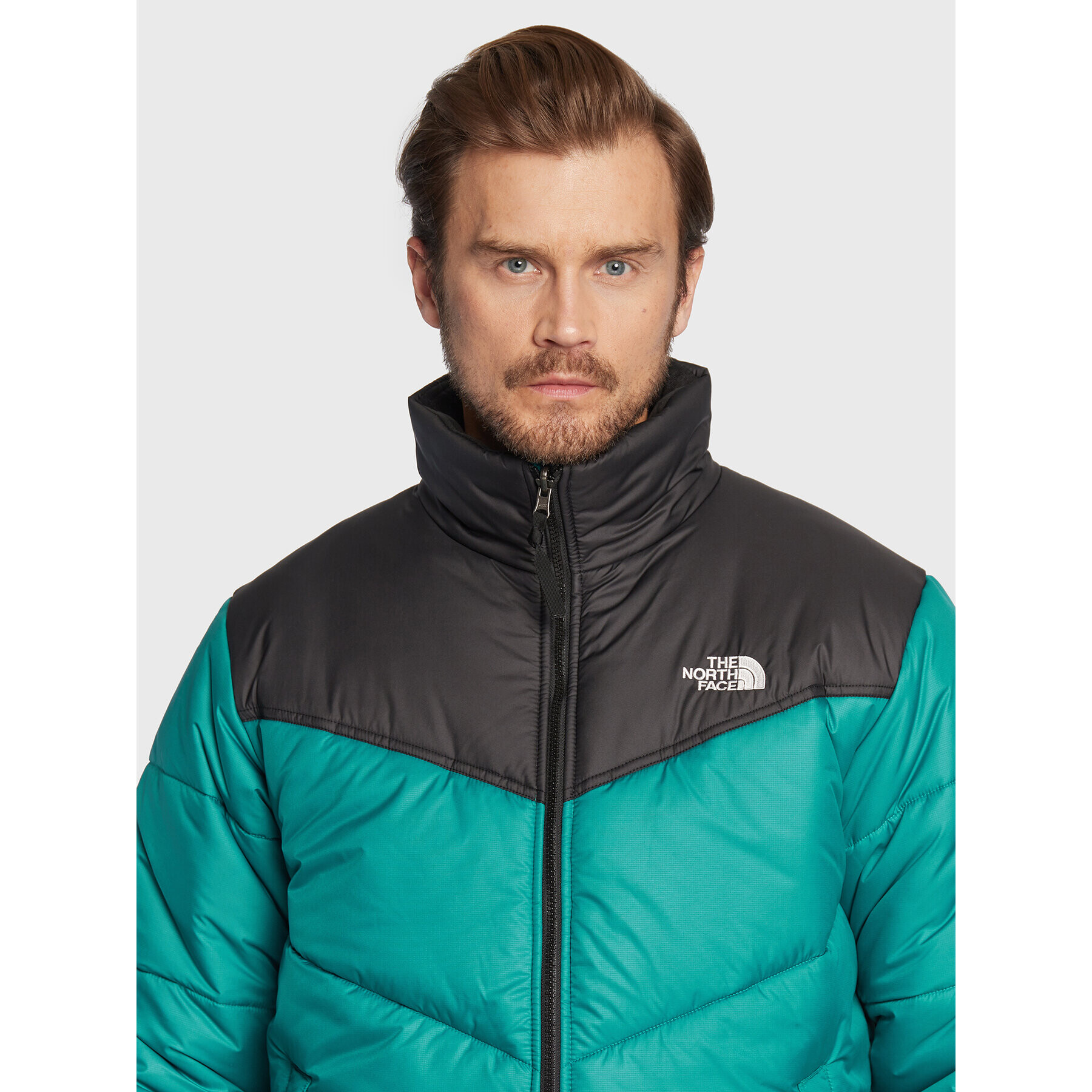 The North Face Geacă din puf Saikuru NF0A2VEZ Albastru Regular Fit - Pled.ro