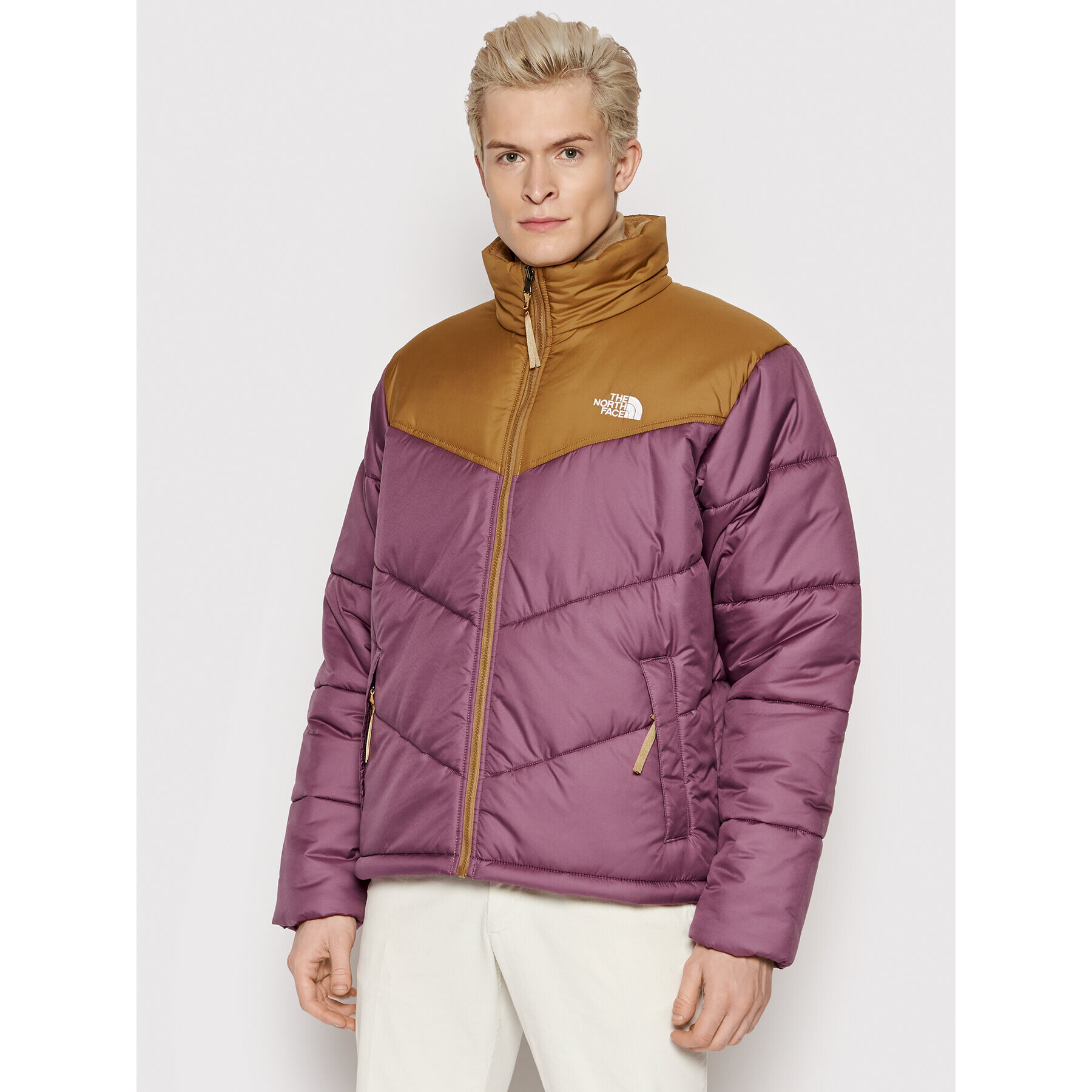 The North Face Geacă din puf Saikuru NF0A2VEZ Violet Regular Fit - Pled.ro