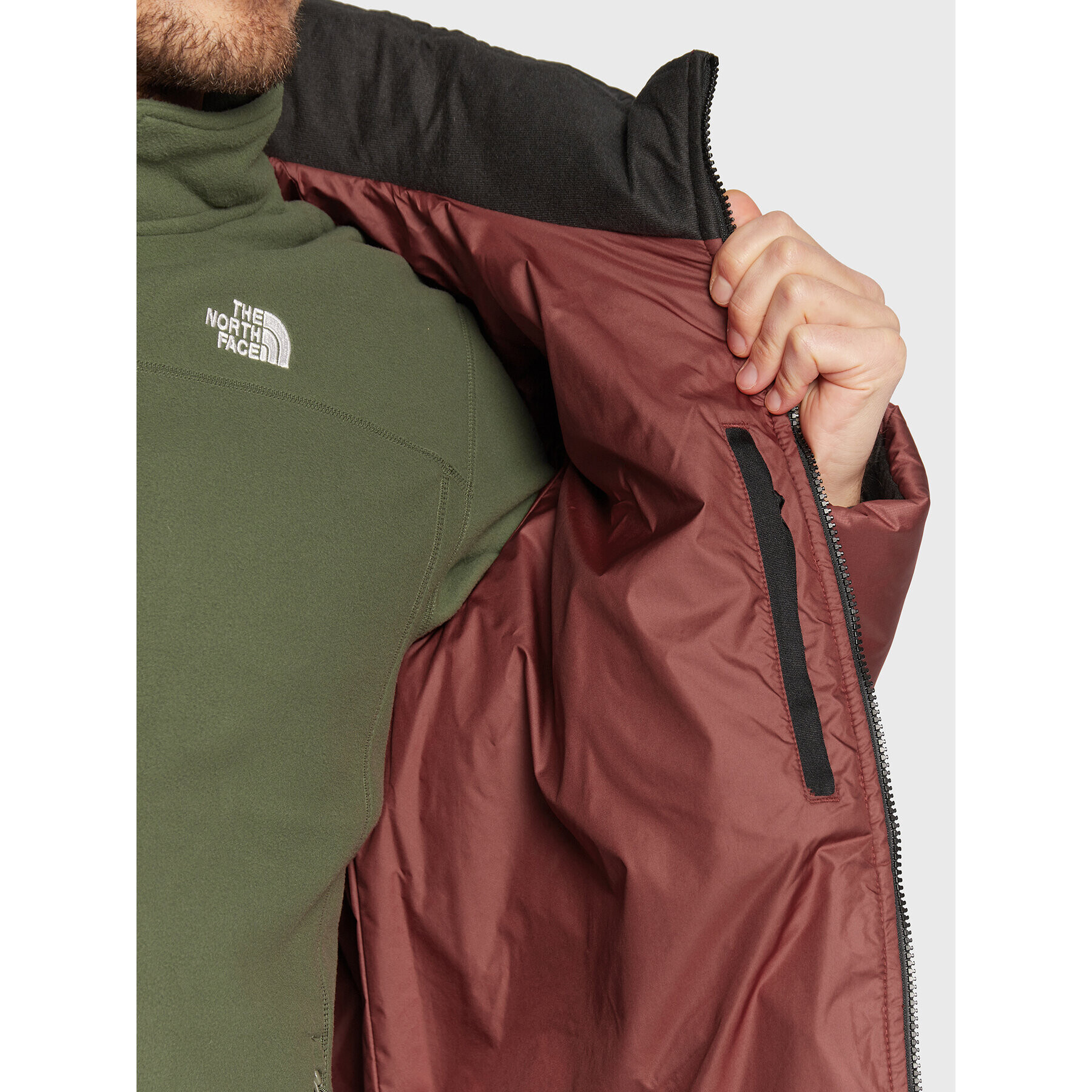 The North Face Geacă din puf Saikuru NF0A2VEZ Vișiniu Regular Fit - Pled.ro