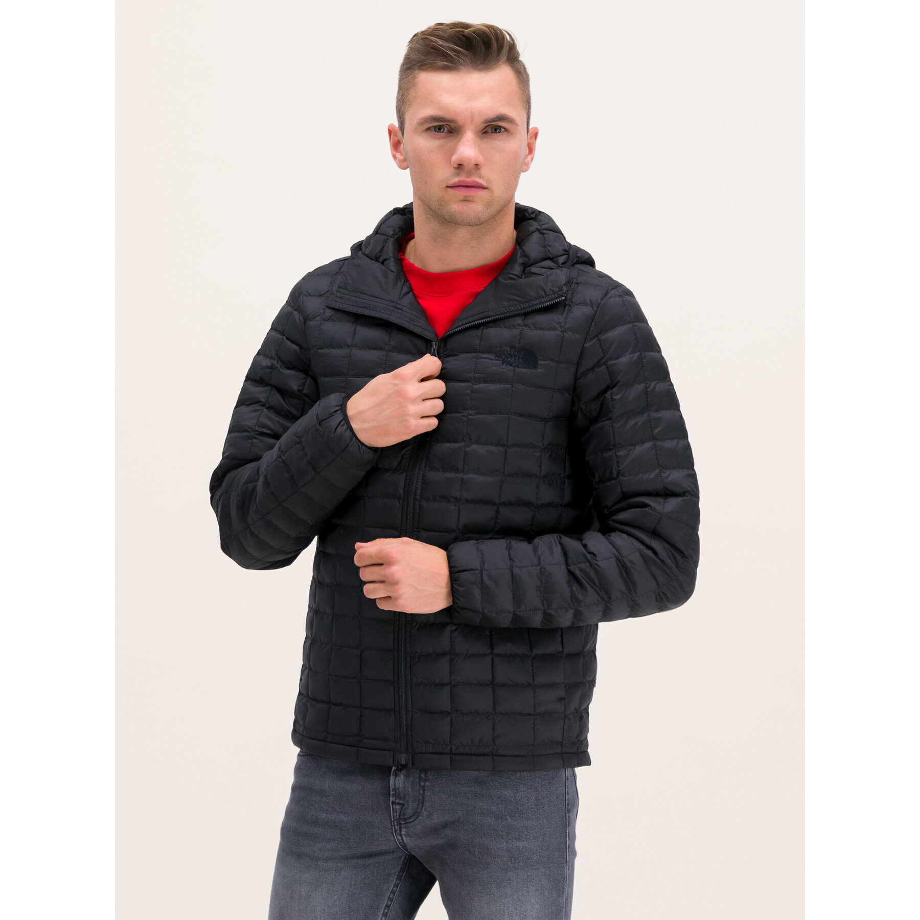 The North Face Geacă din puf Thermoball Eco NF0A3Y3M Negru Slim Fit - Pled.ro