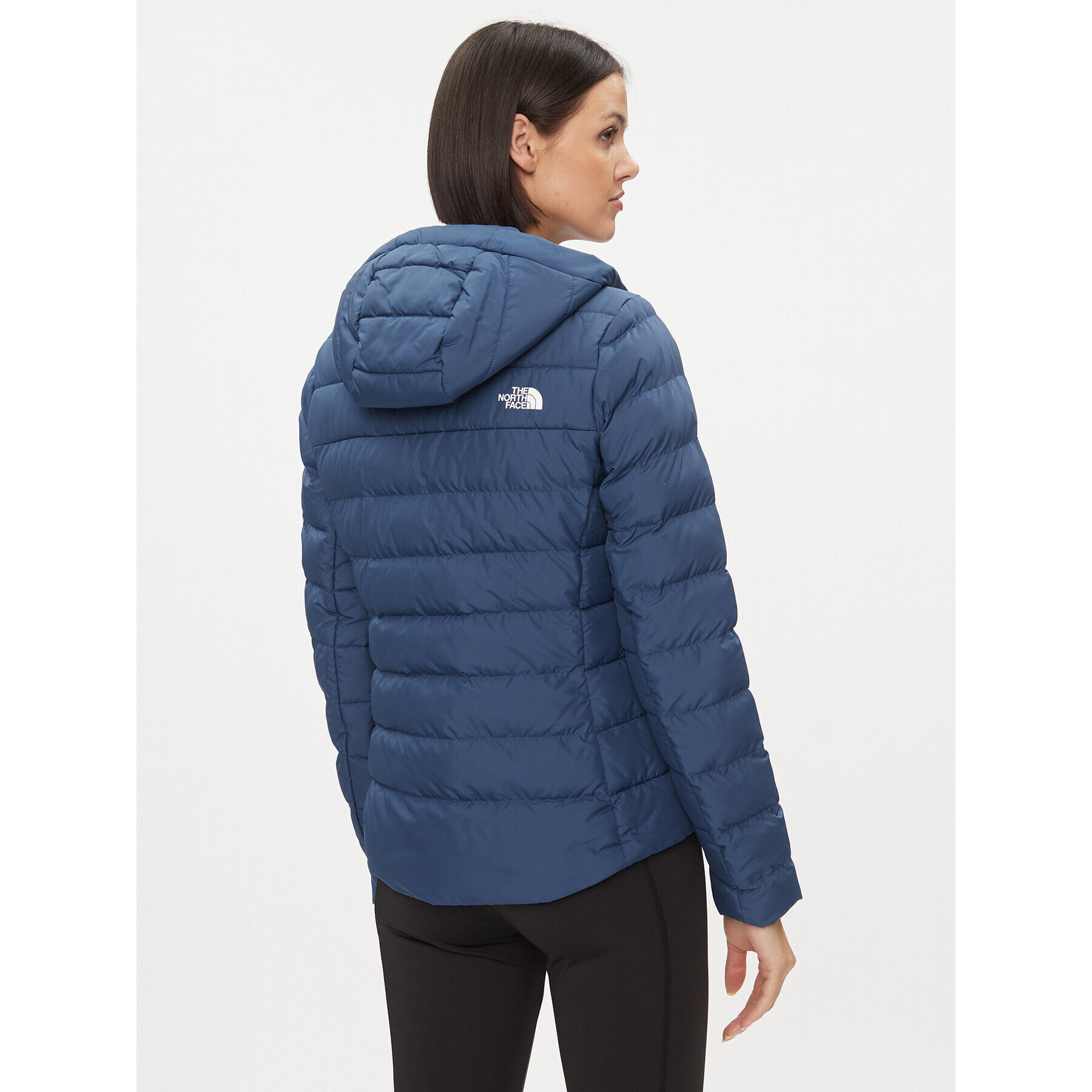 The North Face Geacă din puf W Aconcagua 3 Hoodie NF0A84IVHDC1 Albastru Regular Fit - Pled.ro