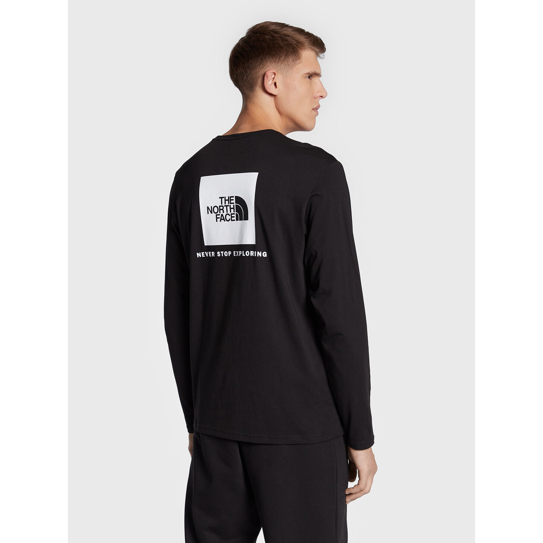 The North Face Longsleeve NF0A493L Negru Regular Fit - Pled.ro