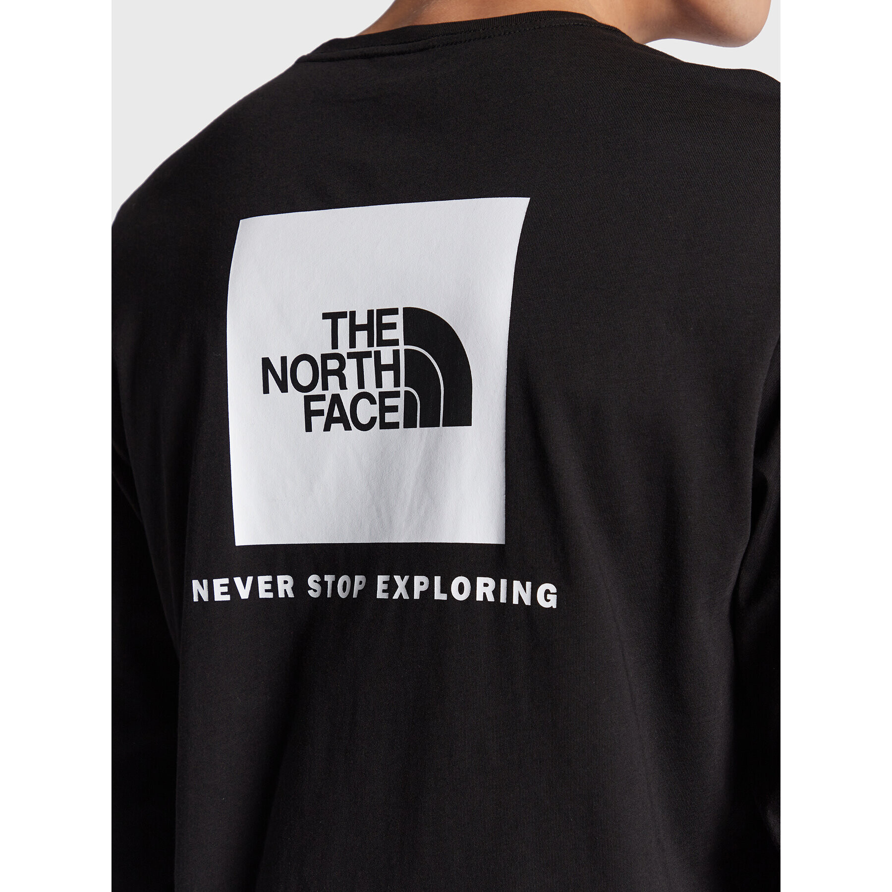 The North Face Longsleeve NF0A493L Negru Regular Fit - Pled.ro