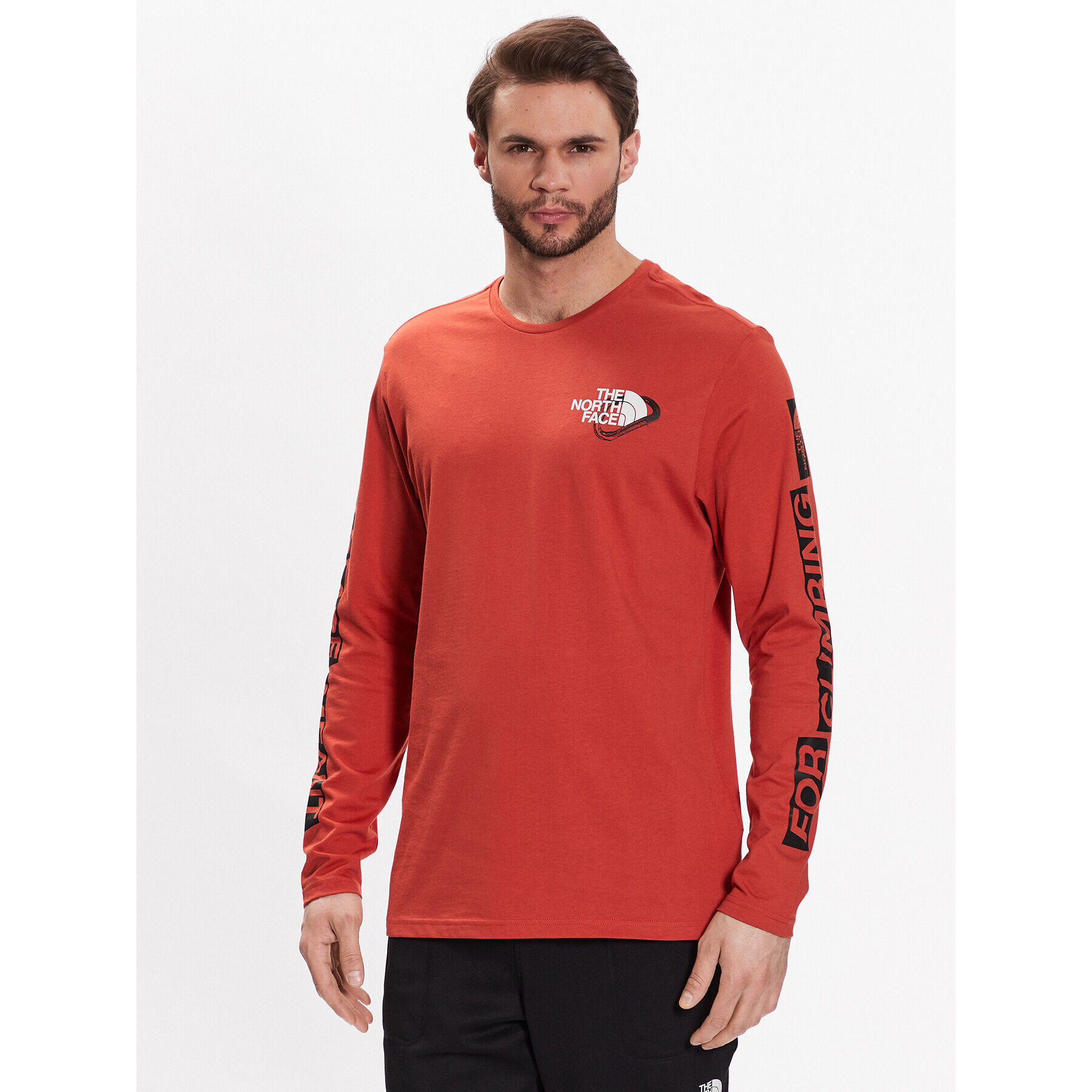 The North Face Longsleeve Outdoor NF0A827K Portocaliu Regular Fit - Pled.ro