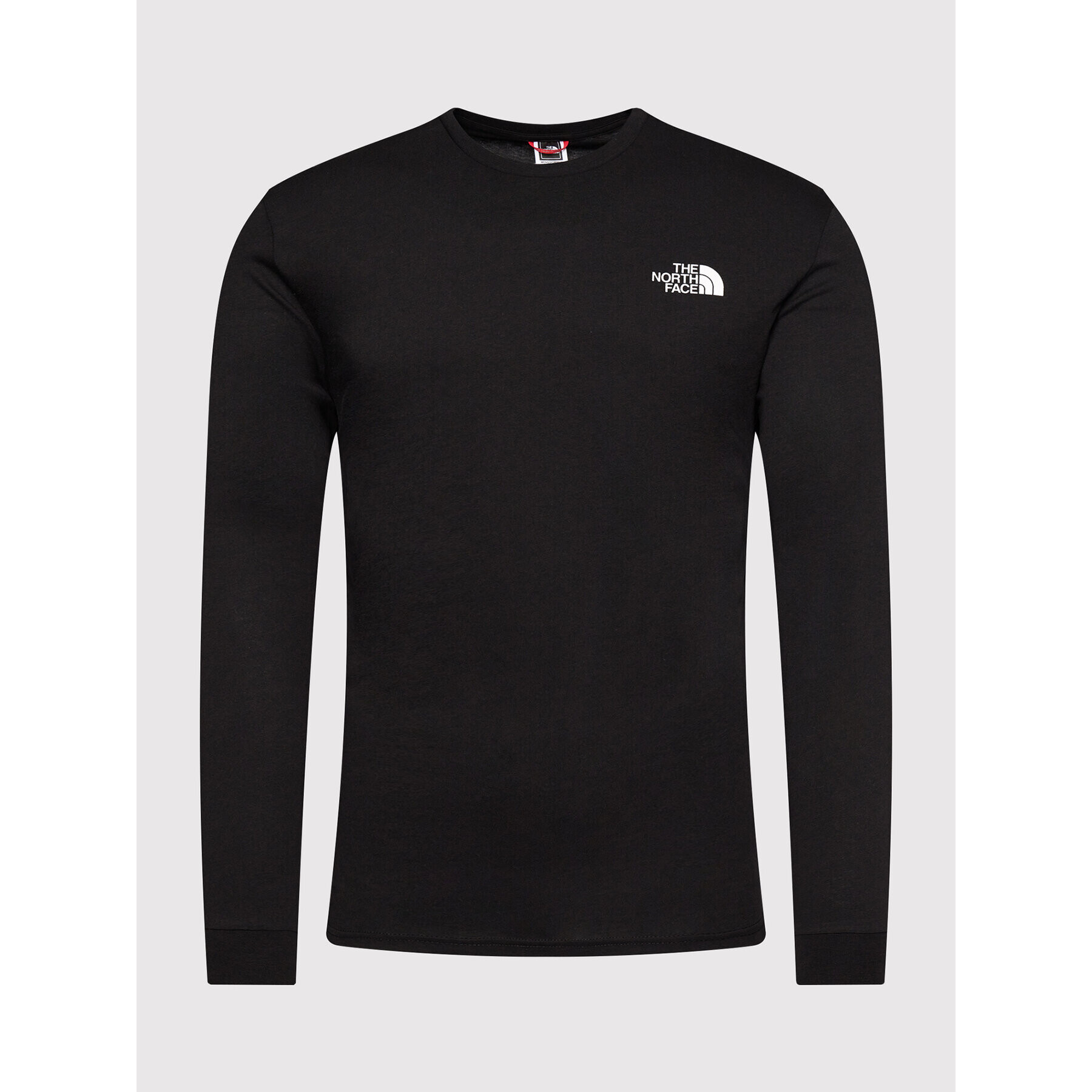 The North Face Longsleeve Simple Dome NF0A3L3B Negru Regular Fit - Pled.ro