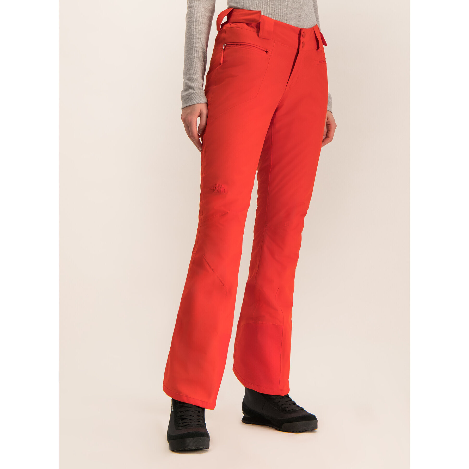 The North Face Pantaloni de schi Presena NF0A3M5D Portocaliu Slim Fit - Pled.ro