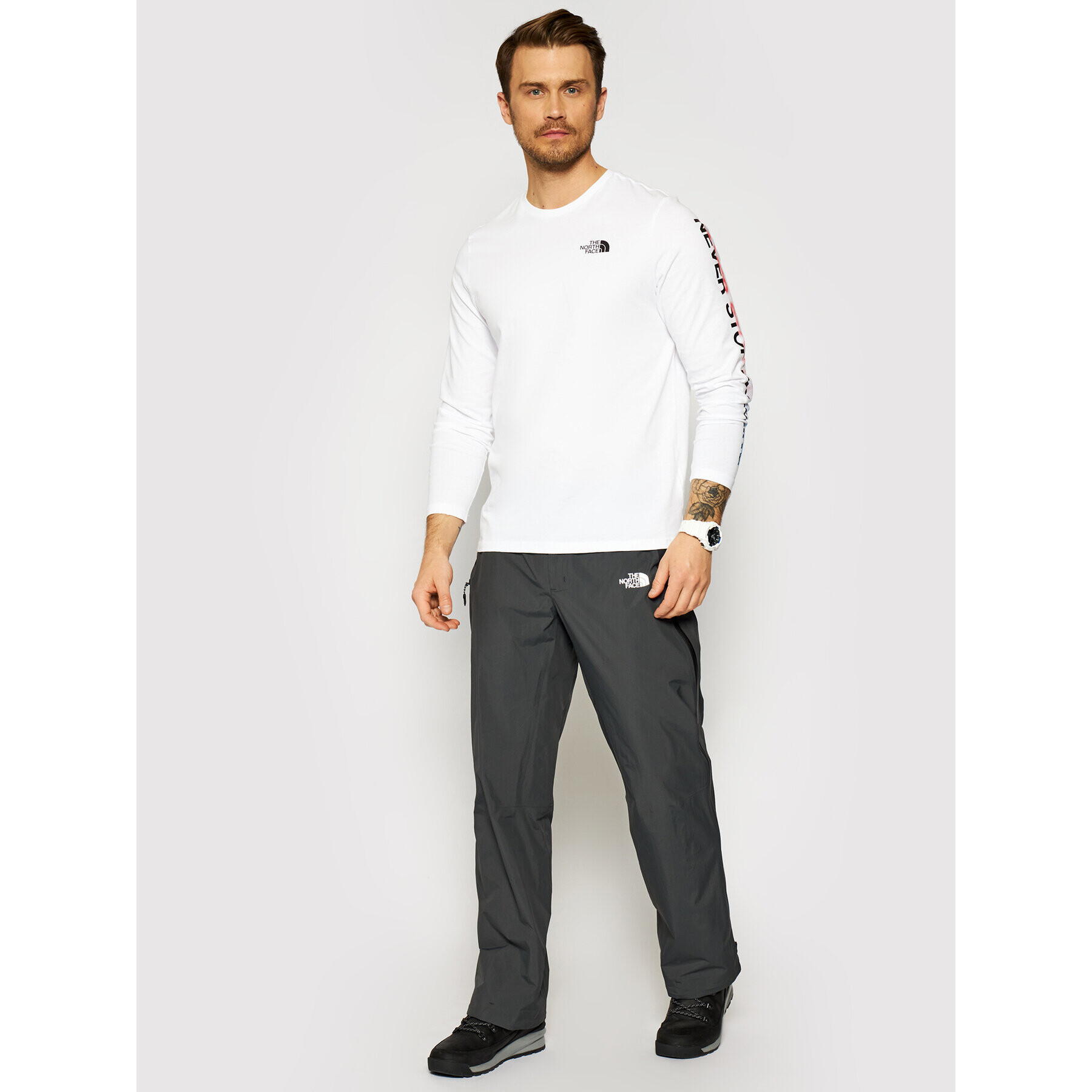 The North Face Pantaloni outdoor Impendor NF0A495A Gri Regular Fit - Pled.ro