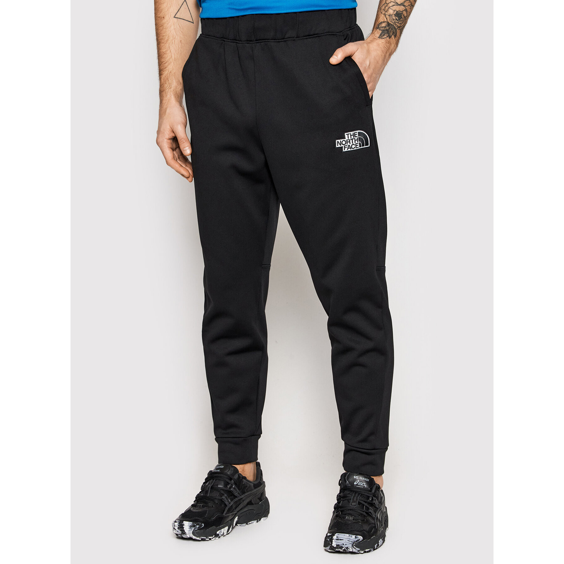 The North Face Pantaloni trening Exploration NF0A5G9P Negru Regular Fit - Pled.ro