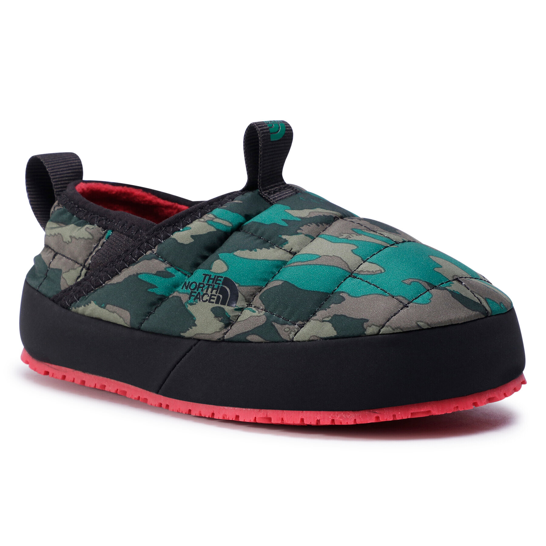 The North Face Papuci de casă Youth Thermoball Traction Mule II NF0A39UXUG01 Verde - Pled.ro