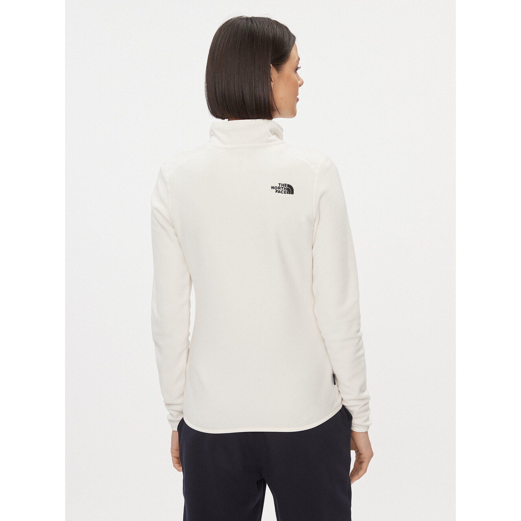 The North Face Polar W 100 Glacier 1/4 Zip - EuNF0A855MN3N1 Écru Regular Fit - Pled.ro