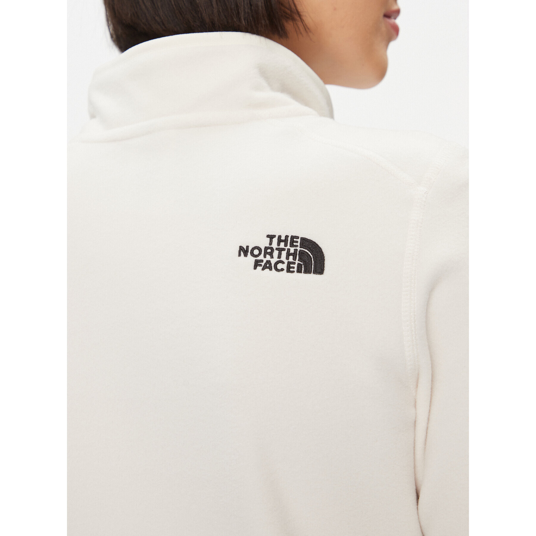 The North Face Polar W 100 Glacier 1/4 Zip - EuNF0A855MN3N1 Écru Regular Fit - Pled.ro