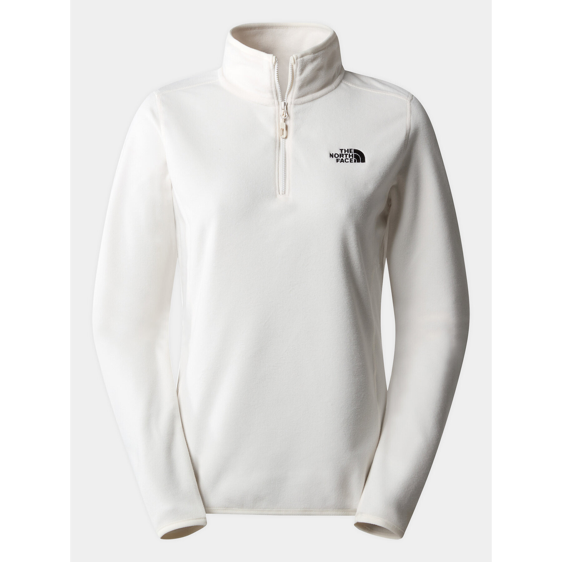 The North Face Polar W 100 Glacier 1/4 Zip - EuNF0A855MN3N1 Écru Regular Fit - Pled.ro