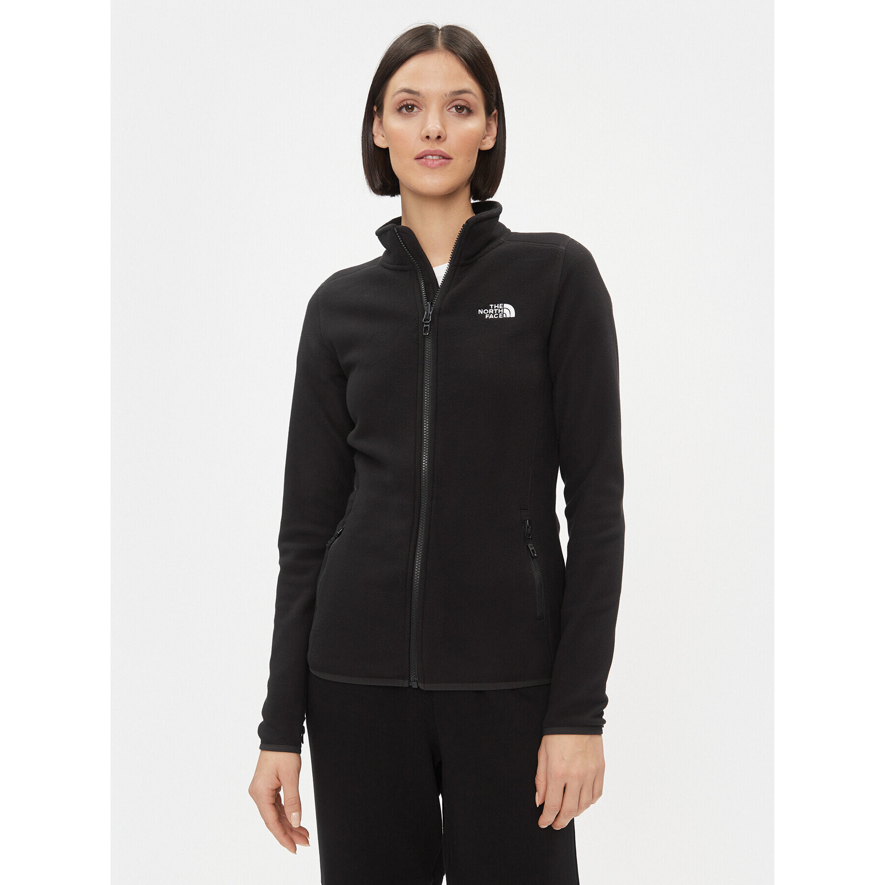 The North Face Polar W 100 Glacier Fz - EuNF0A855OJK31 Negru Regular Fit - Pled.ro