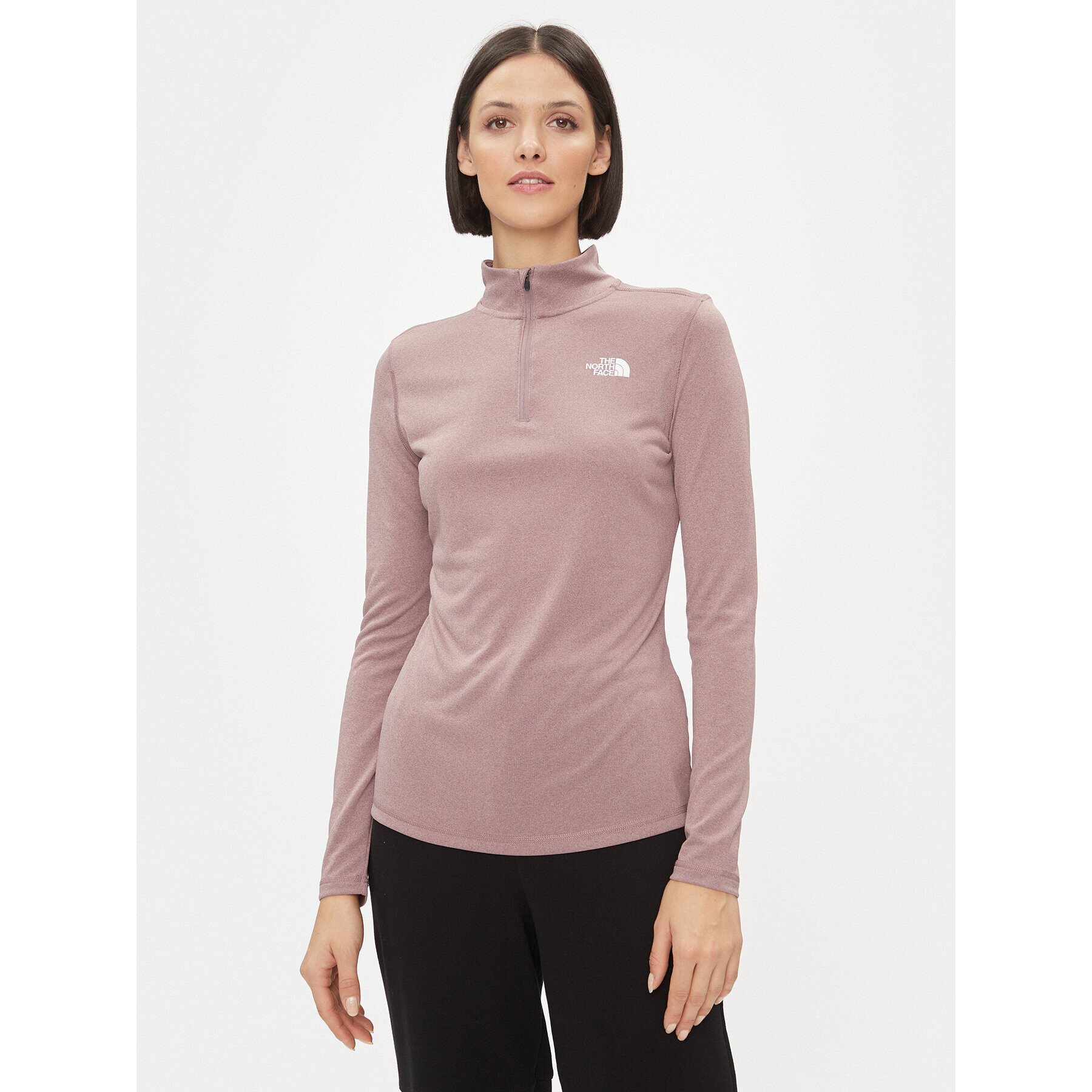 The North Face Polar W Flex 1/4 Zip - EuNF0A7ZB6JI91 Roz Regular Fit - Pled.ro