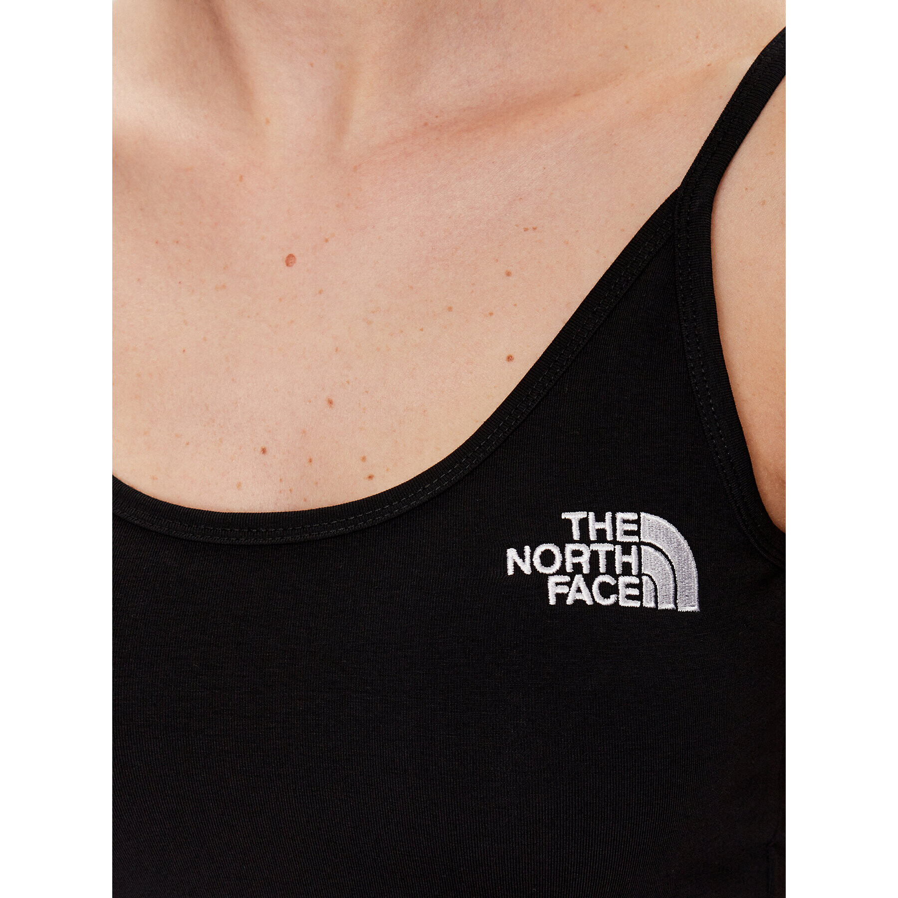 The North Face Top NF0A55AQ Negru Cropped Fit - Pled.ro