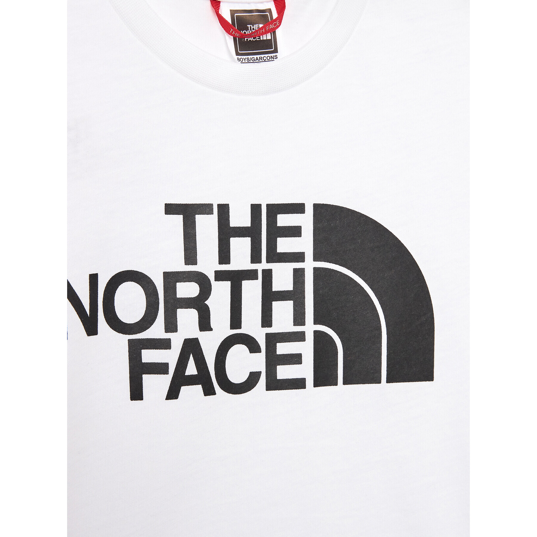 The North Face Tricou B S/S Easy TeeNF0A82GHLA91 Alb Regular Fit - Pled.ro