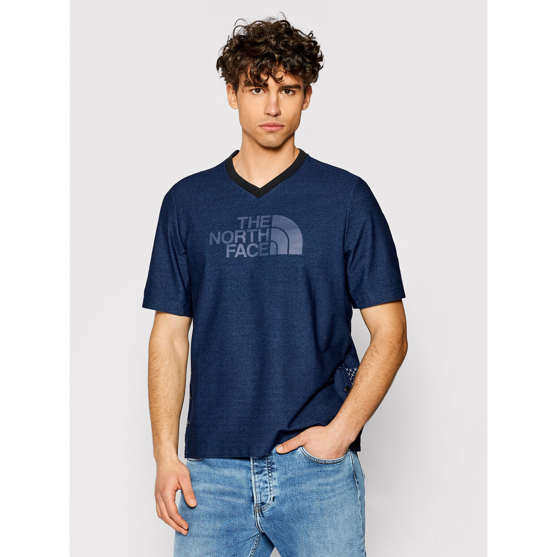 The North Face Tricou Big Logo Tee NF0A3LDS Bleumarin Regular Fit - Pled.ro