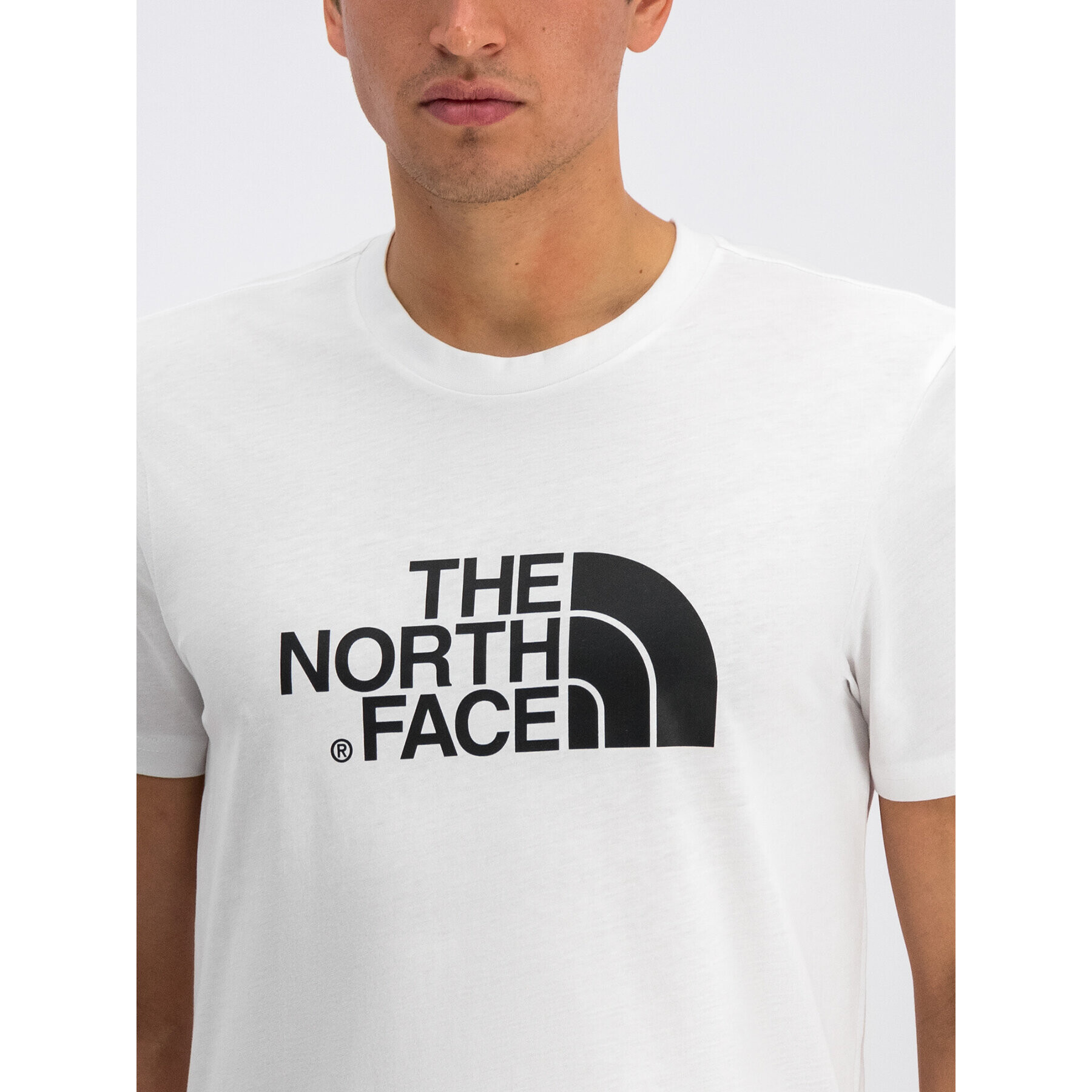 The North Face Tricou Easy NF0A2TX3 Alb Regular Fit - Pled.ro