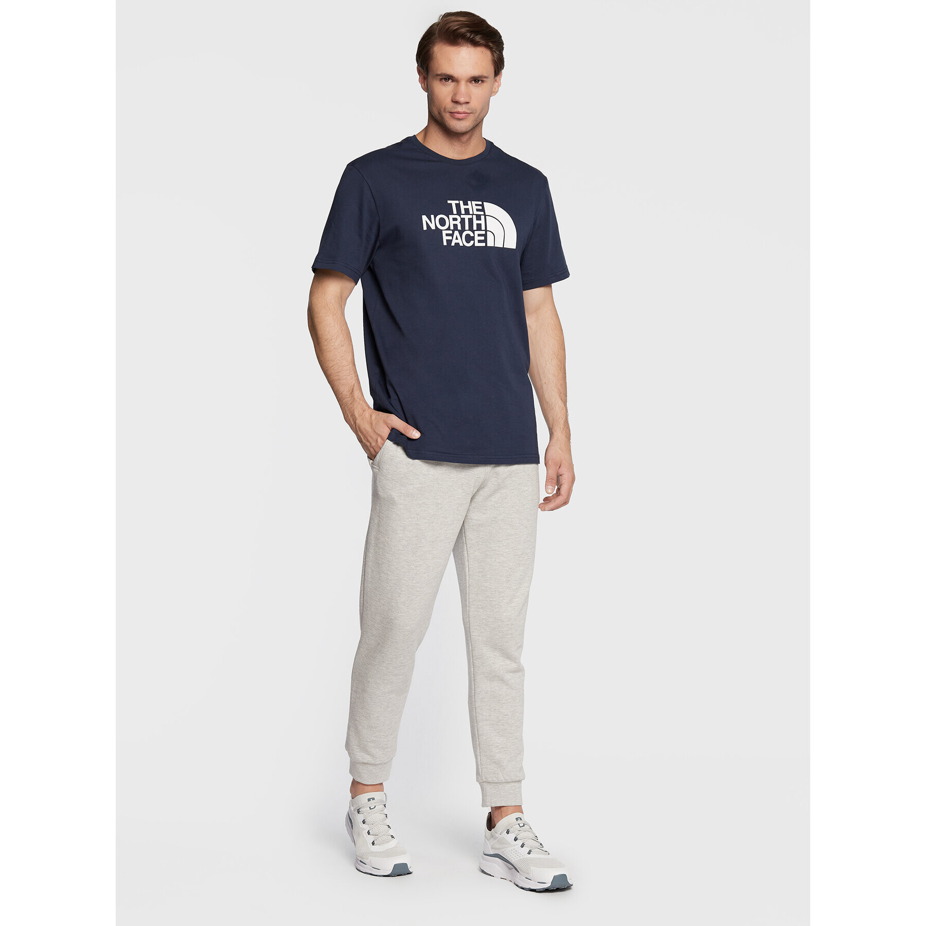 The North Face Tricou Easy NF0A2TX3 Bleumarin Regular Fit - Pled.ro