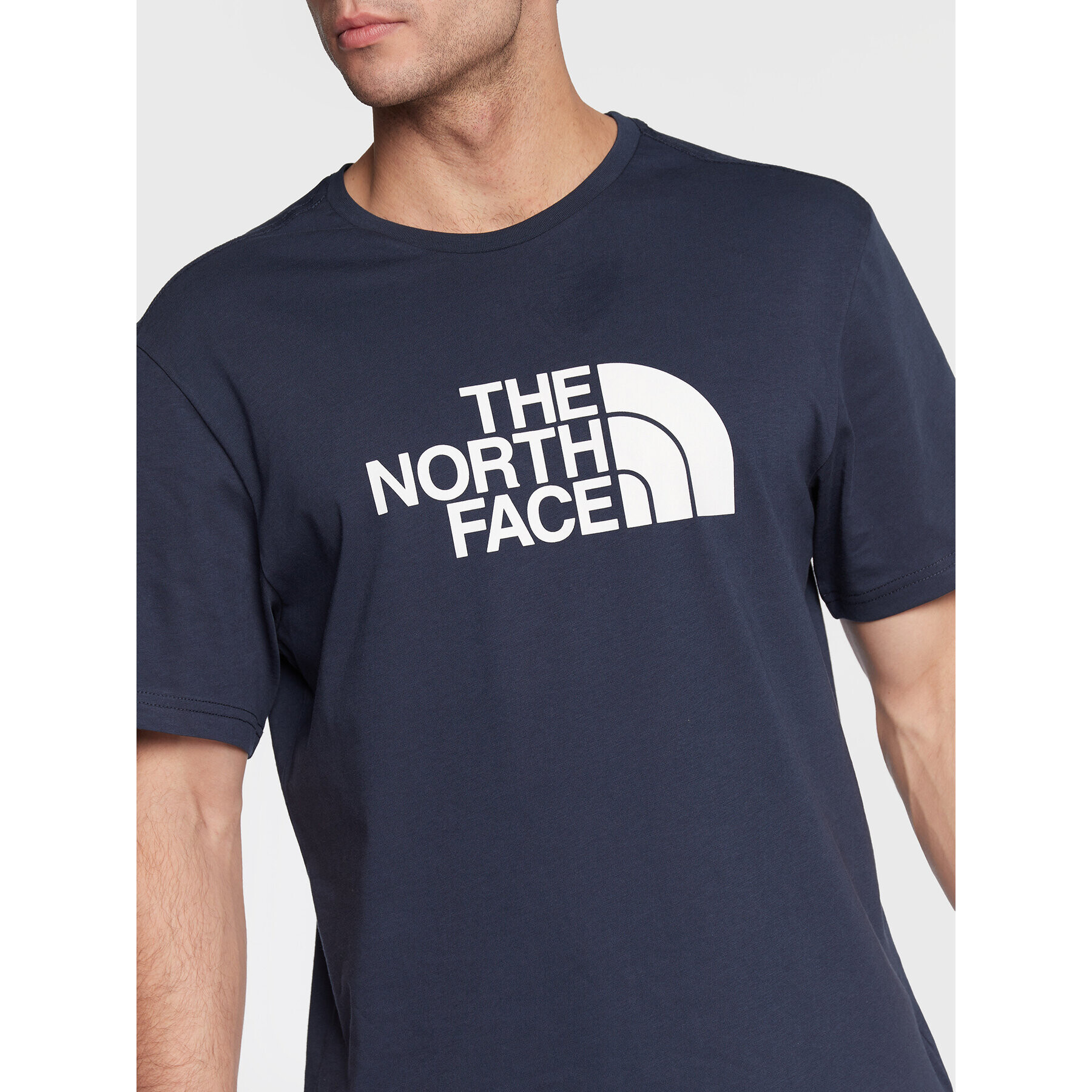 The North Face Tricou Easy NF0A2TX3 Bleumarin Regular Fit - Pled.ro