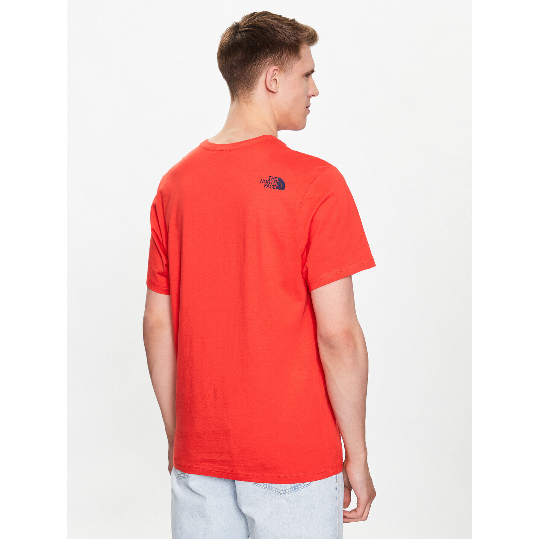 The North Face Tricou Easy NF0A2TX3 Roșu Regular Fit - Pled.ro