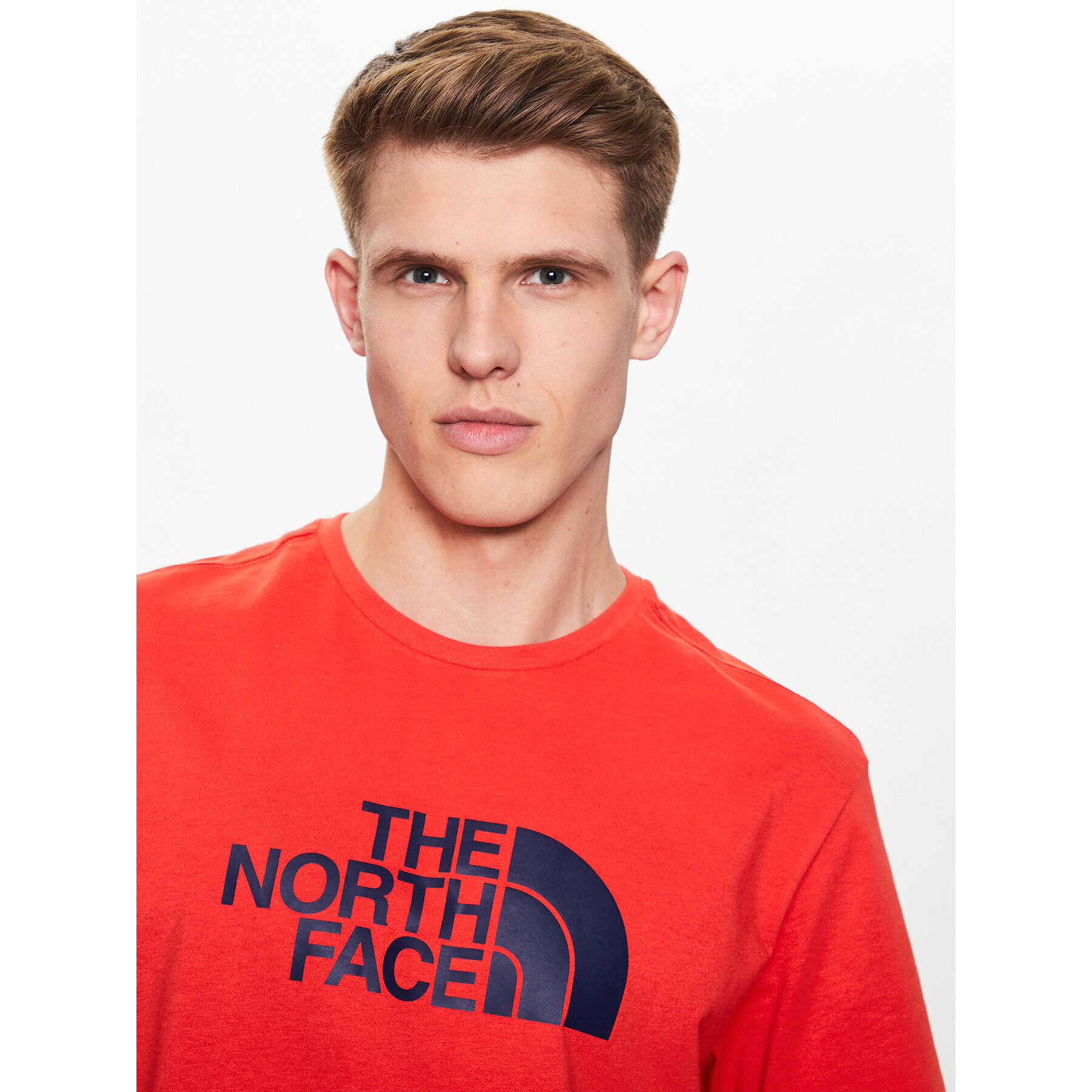 The North Face Tricou Easy NF0A2TX3 Roșu Regular Fit - Pled.ro