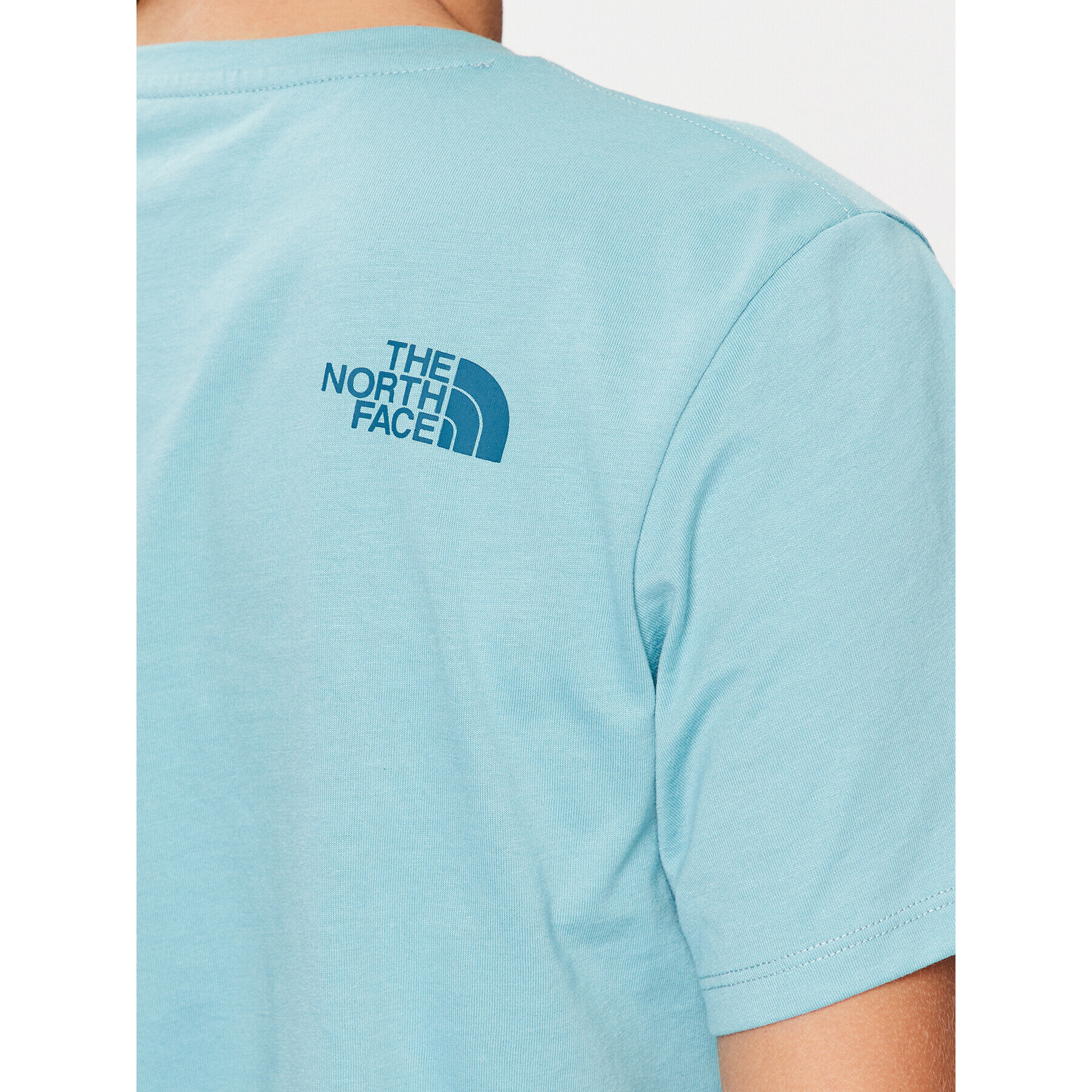 The North Face Tricou Foundation Graphic NF0A55B2 Albastru Regular Fit - Pled.ro