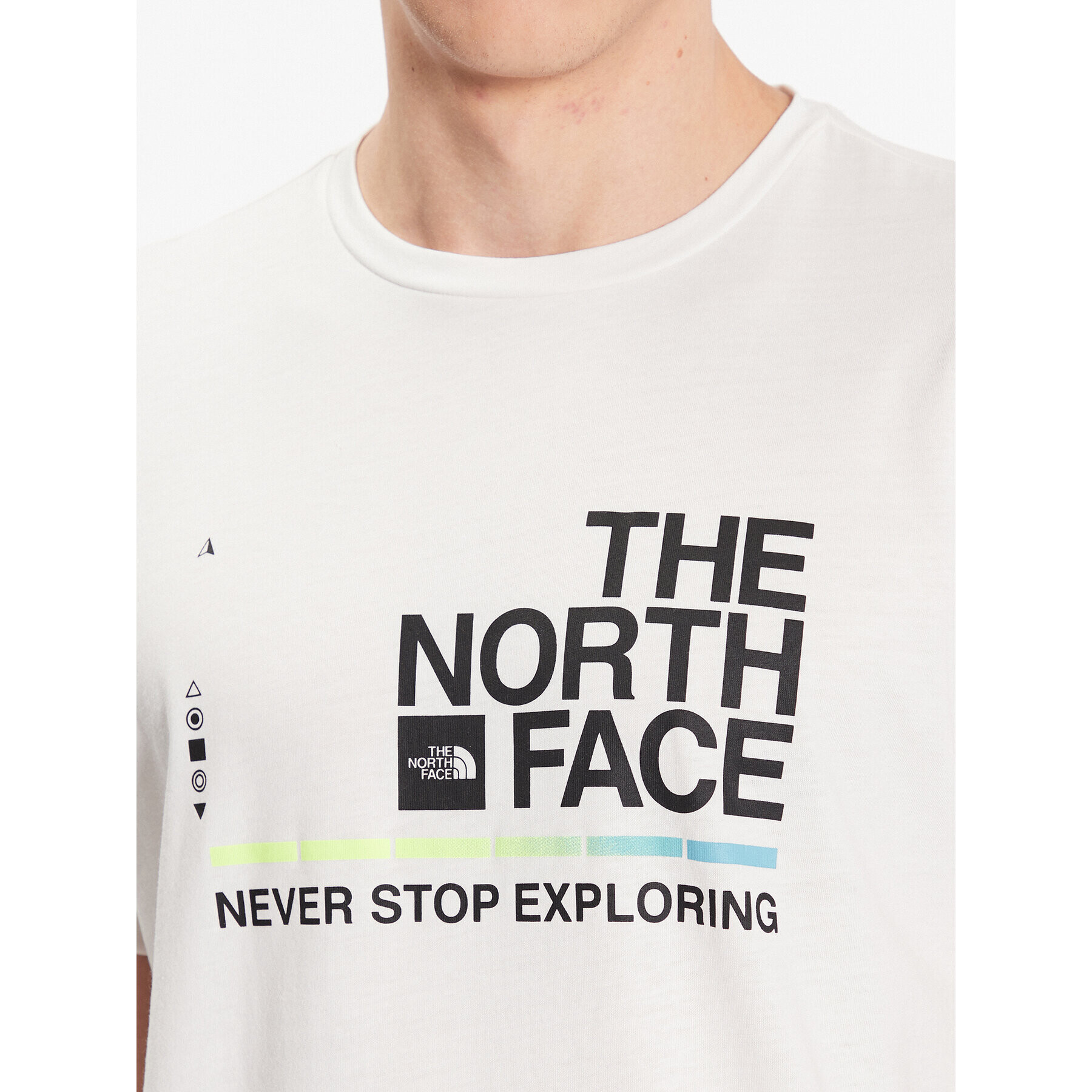 The North Face Tricou Foundation Graphic NF0A55EF Écru Regular Fit - Pled.ro