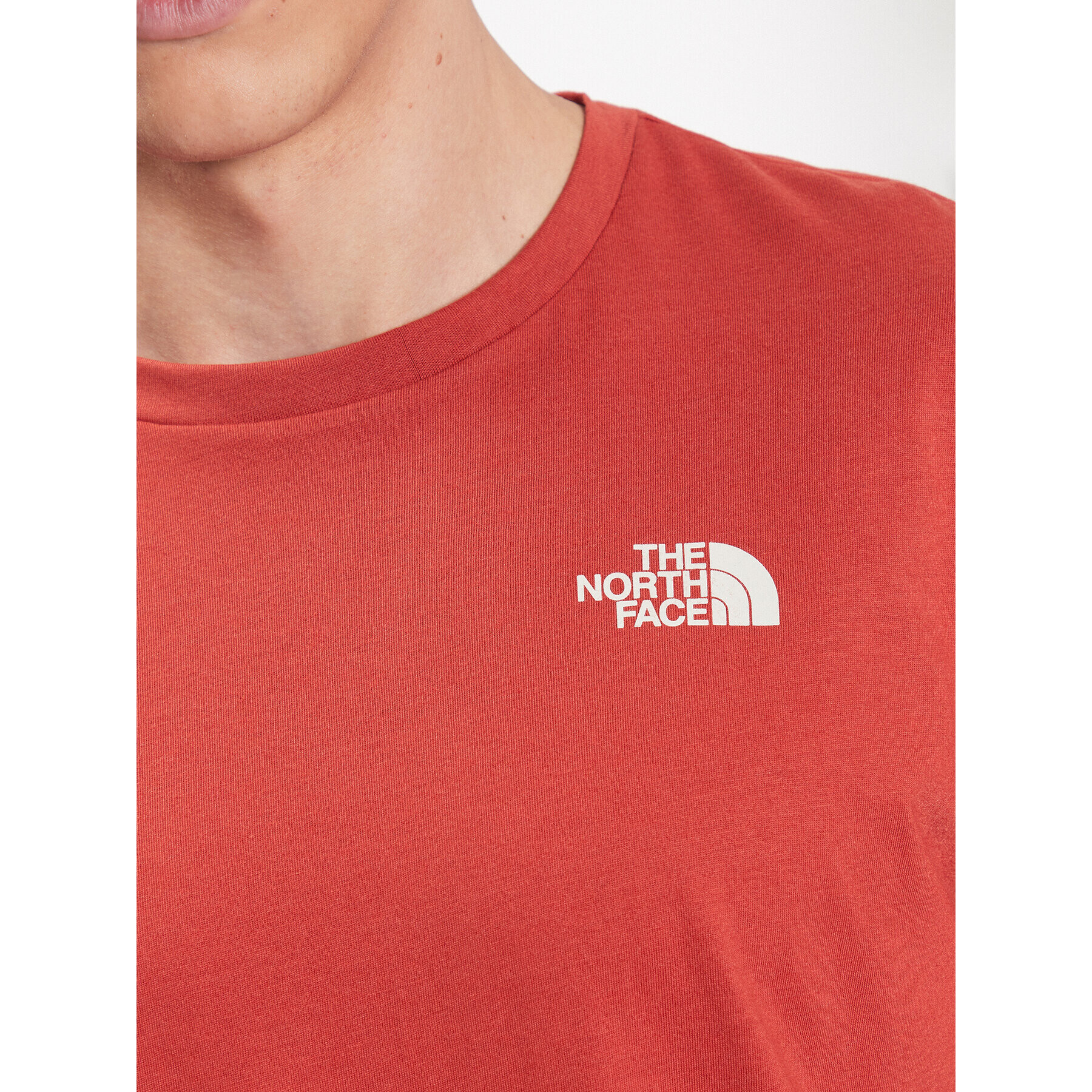 The North Face Tricou Foundation Graphic NF0A55EF Portocaliu Regular Fit - Pled.ro