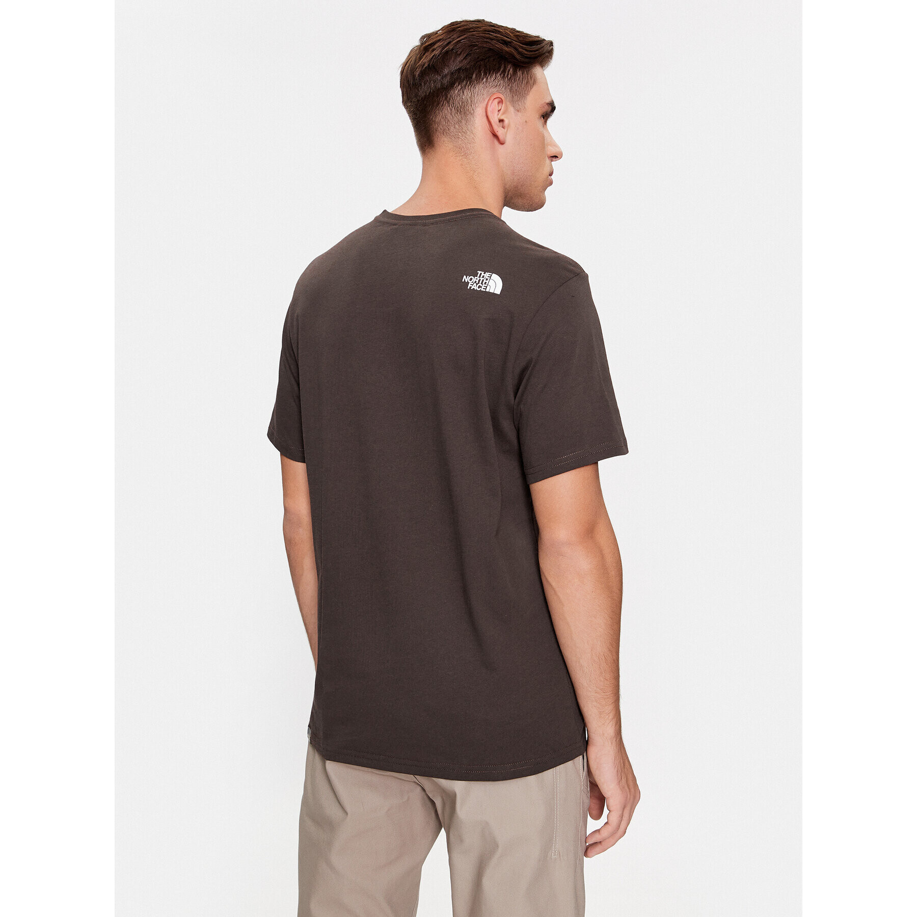 The North Face Tricou M S/S Easy Tee - EuNF0A2TX3KOT1 Maro Regular Fit - Pled.ro