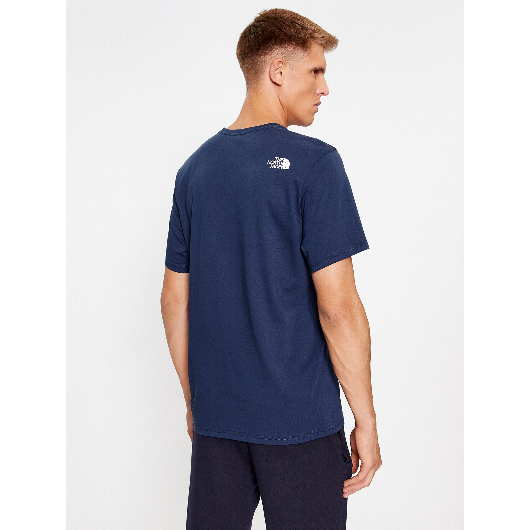 The North Face Tricou M S/S Mountain Line TeeNF0A7X1NO5F1 Bleumarin Regular Fit - Pled.ro