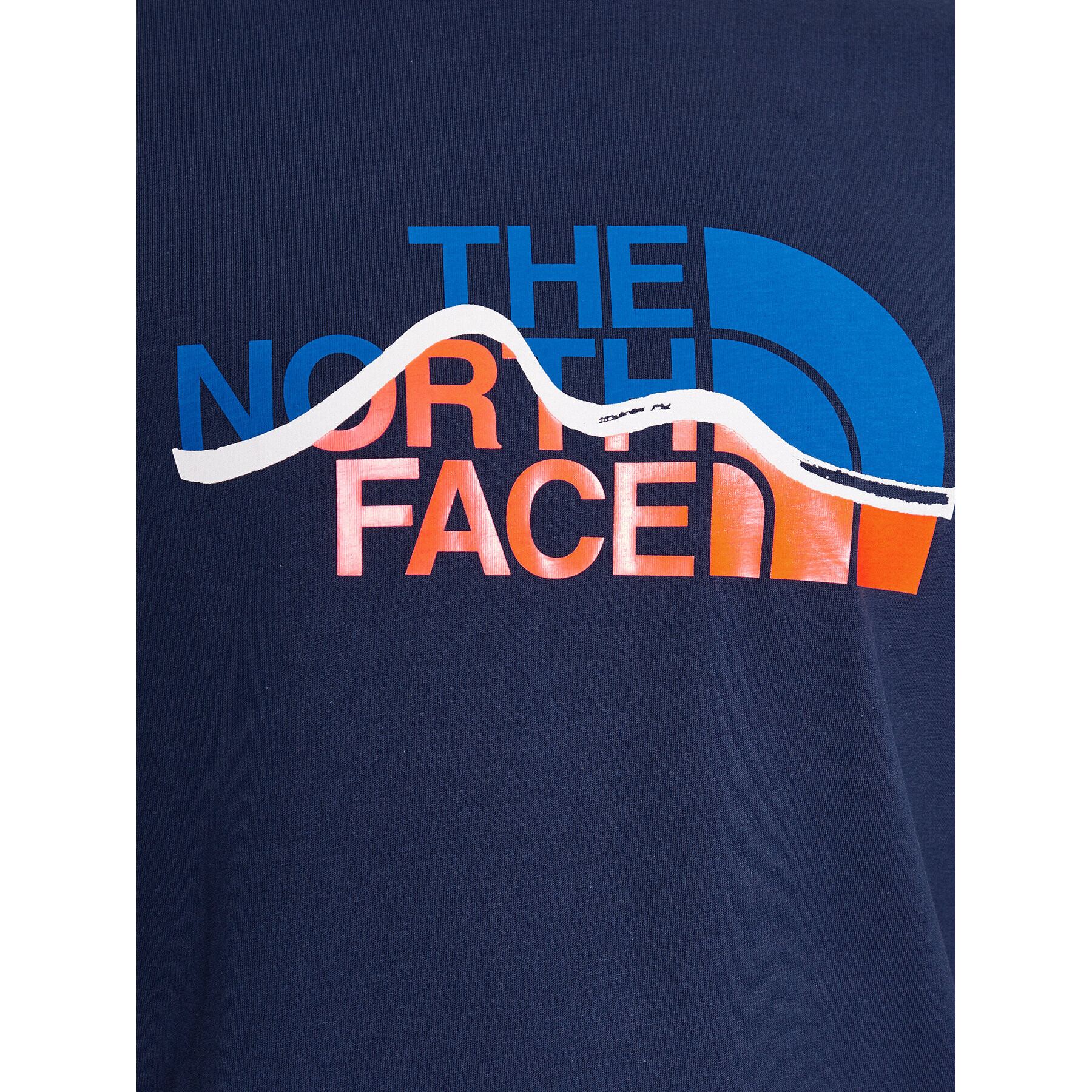 The North Face Tricou M S/S Mountain Line TeeNF0A7X1NO5F1 Bleumarin Regular Fit - Pled.ro