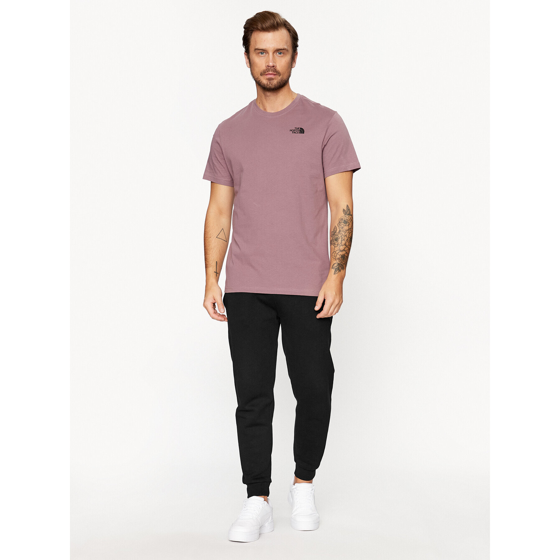 The North Face Tricou M S/S Redbox Celebration TeeNF0A7X1KI0V1 Gri Regular Fit - Pled.ro