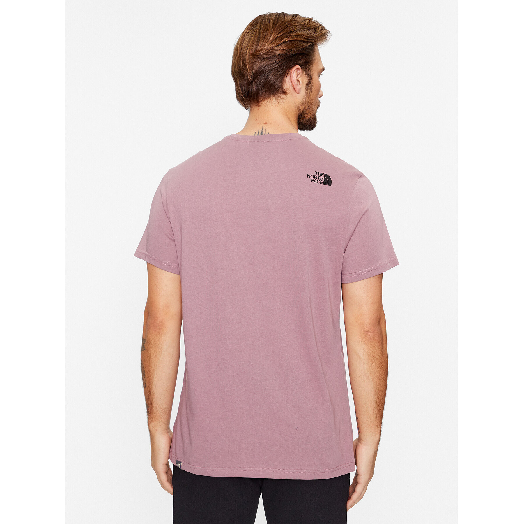 The North Face Tricou M S/S Simple Dome Tee - EuNF0A2TX5I0V1 Gri Regular Fit - Pled.ro