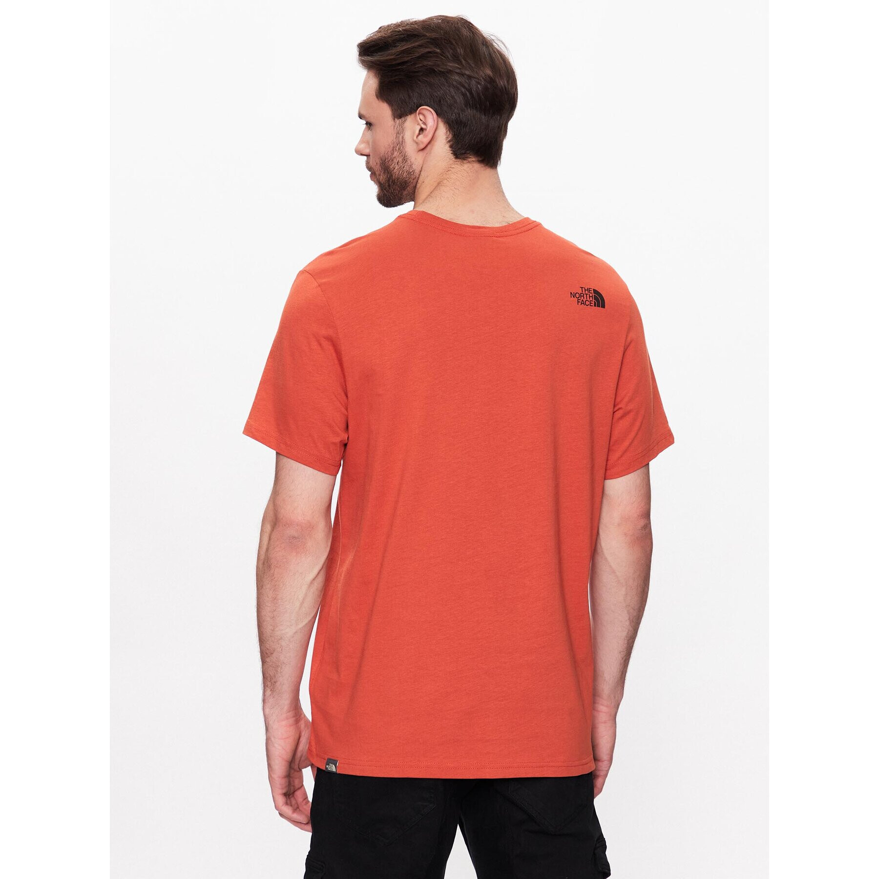 The North Face Tricou Mountain Line NF0A7X1N Portocaliu Regular Fit - Pled.ro