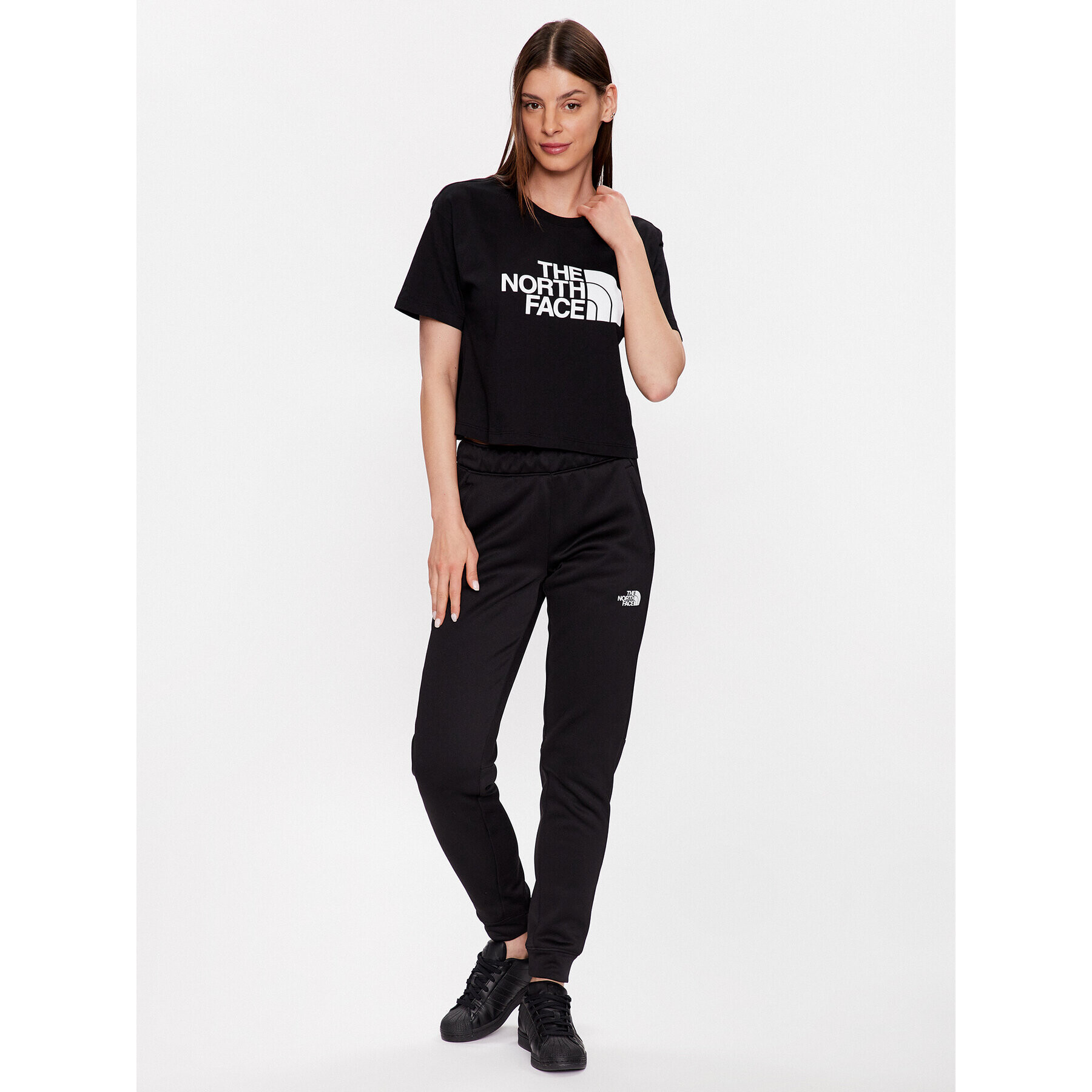 The North Face Tricou NF0A4T1R Negru Cropped Fit - Pled.ro