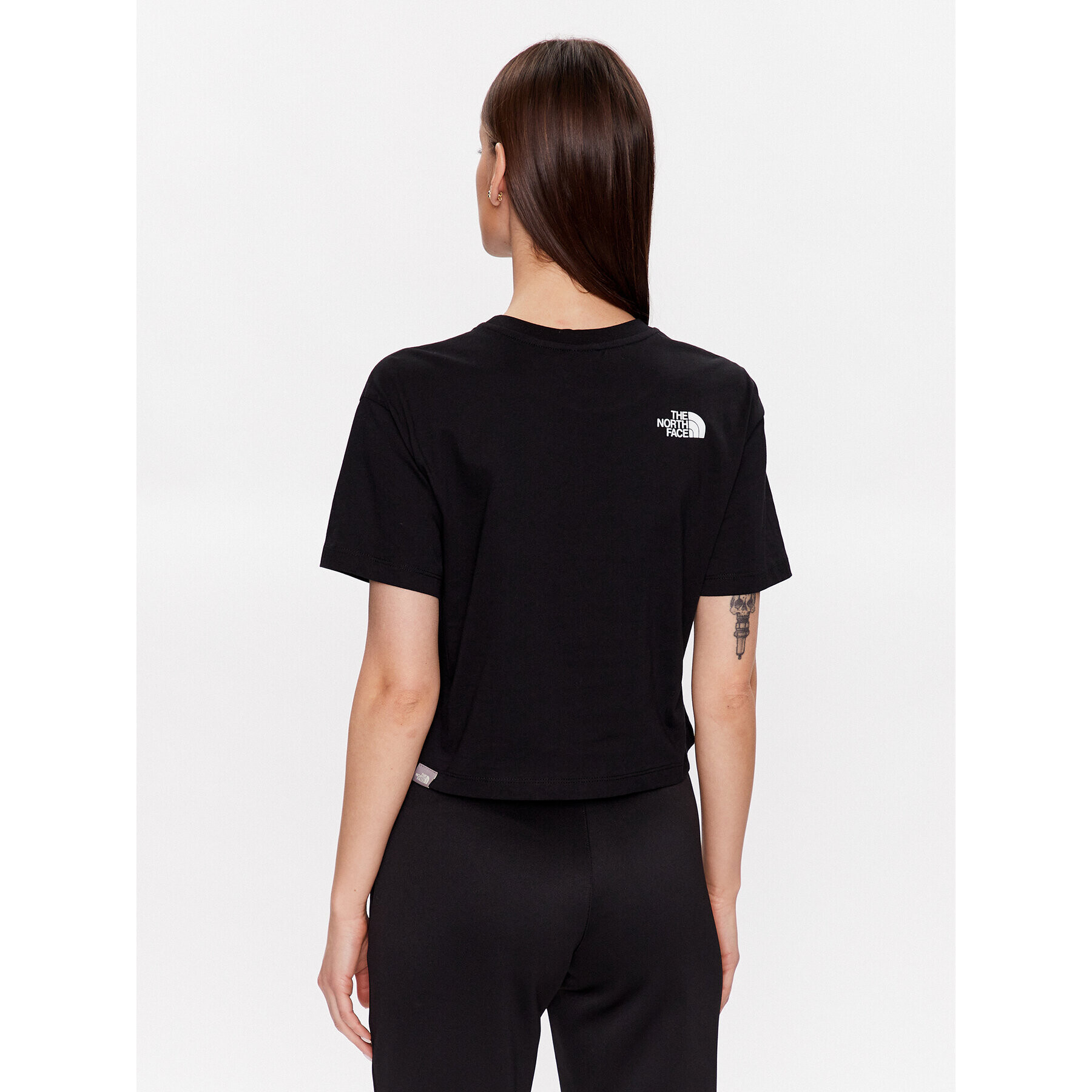 The North Face Tricou NF0A4T1R Negru Cropped Fit - Pled.ro