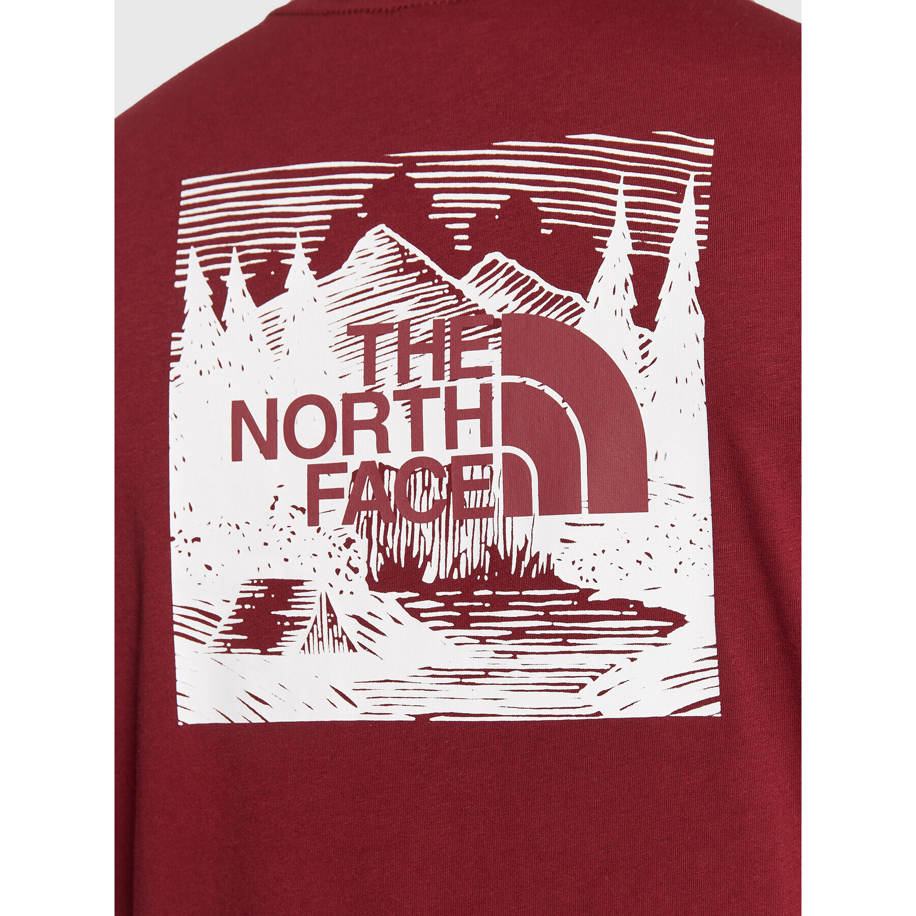 The North Face Tricou Red Box Cel NF0A7X1K Vișiniu Regular Fit - Pled.ro