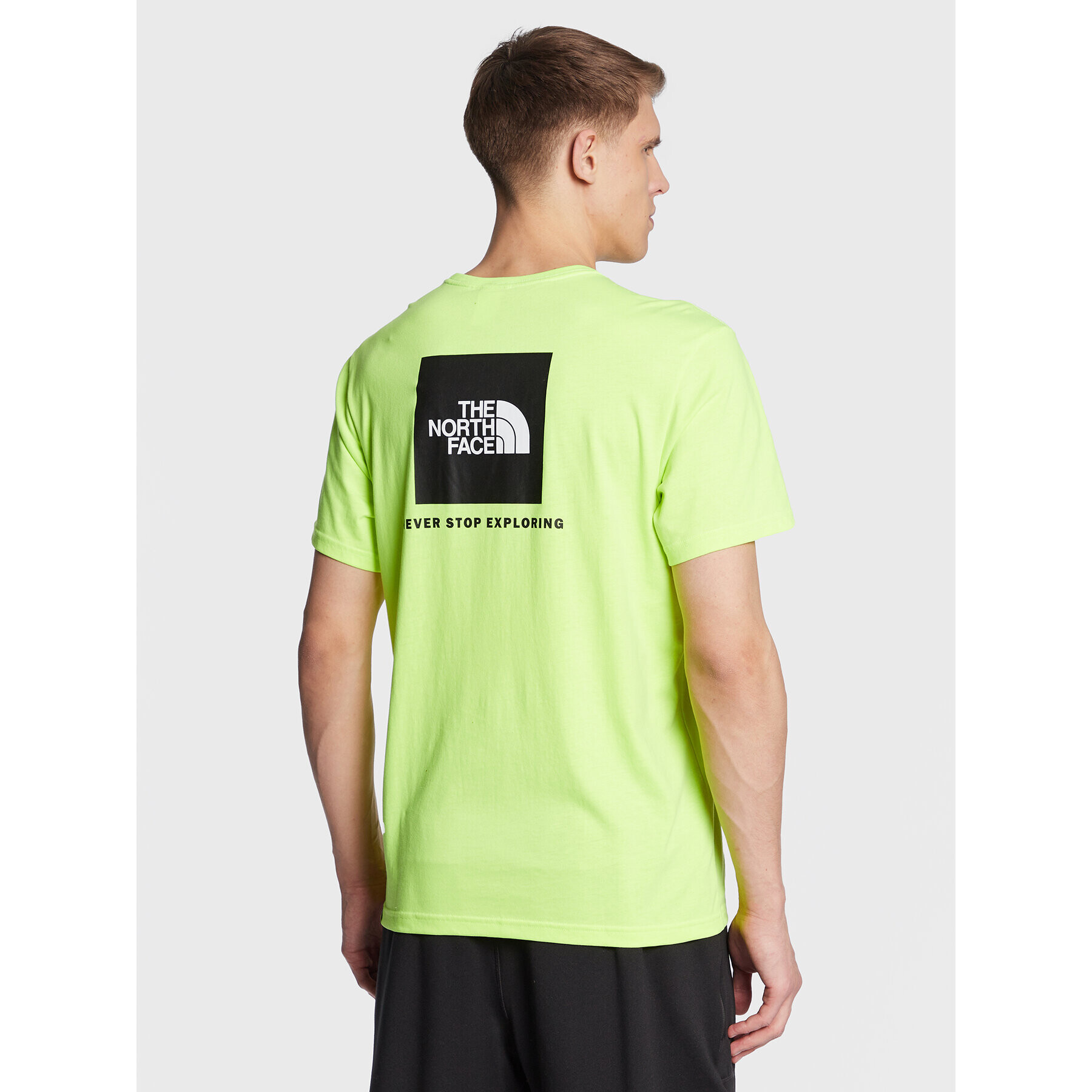 The North Face Tricou Red Box NF0A2TX2 Verde Regular Fit - Pled.ro