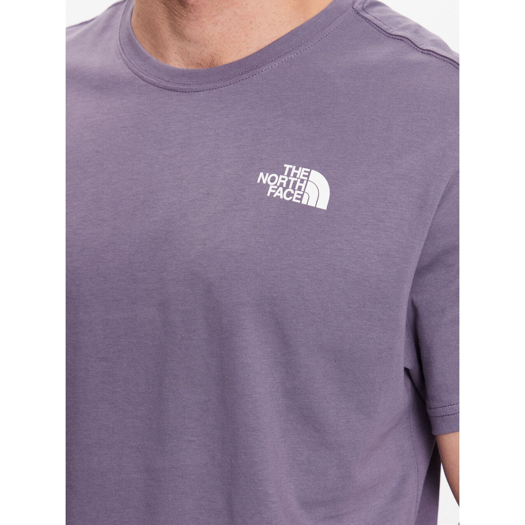 The North Face Tricou Red Box NF0A2TX2 Violet Regular Fit - Pled.ro