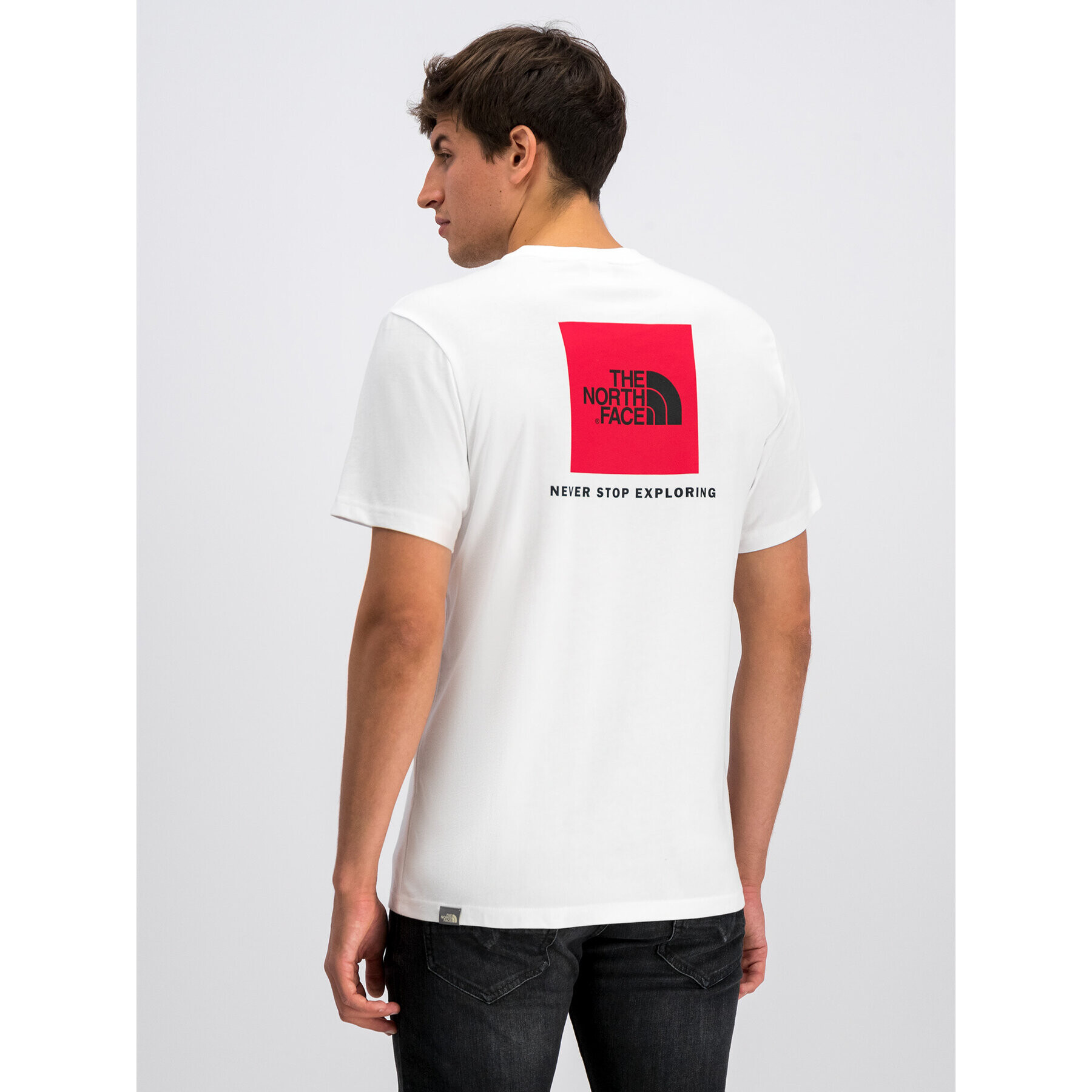 The North Face Tricou Redbox NF0A2TX2 Alb Regular Fit - Pled.ro