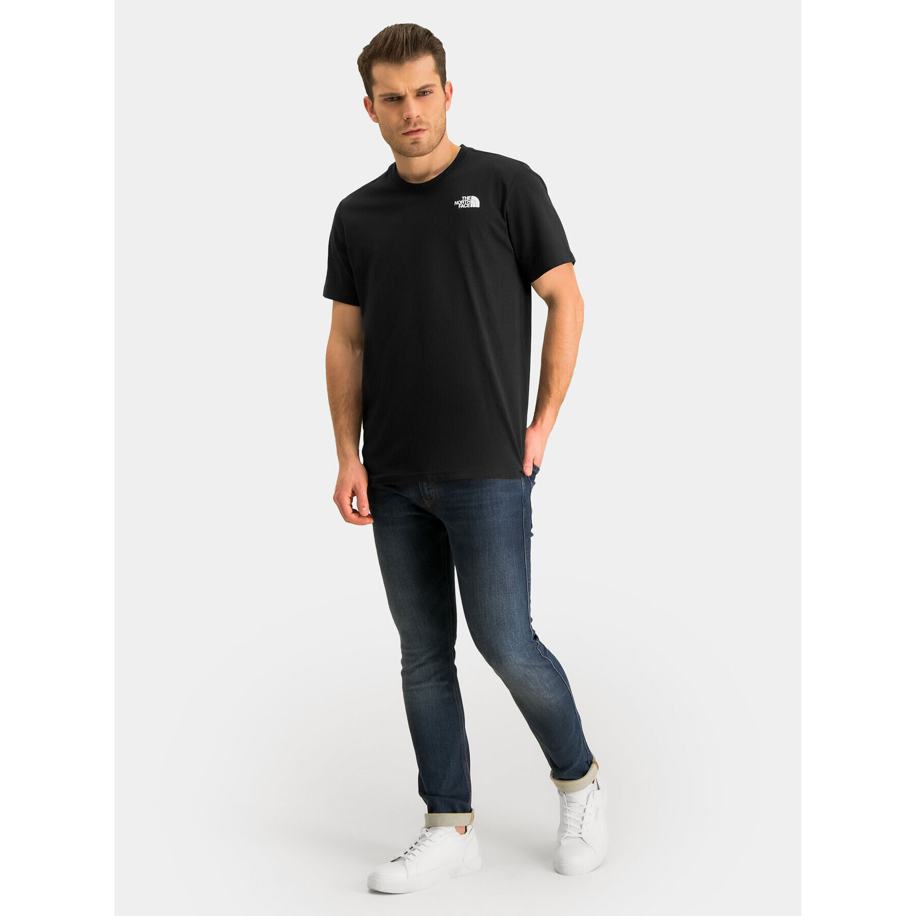 The North Face Tricou Redbox NF0A2TX2 Negru Regular Fit - Pled.ro